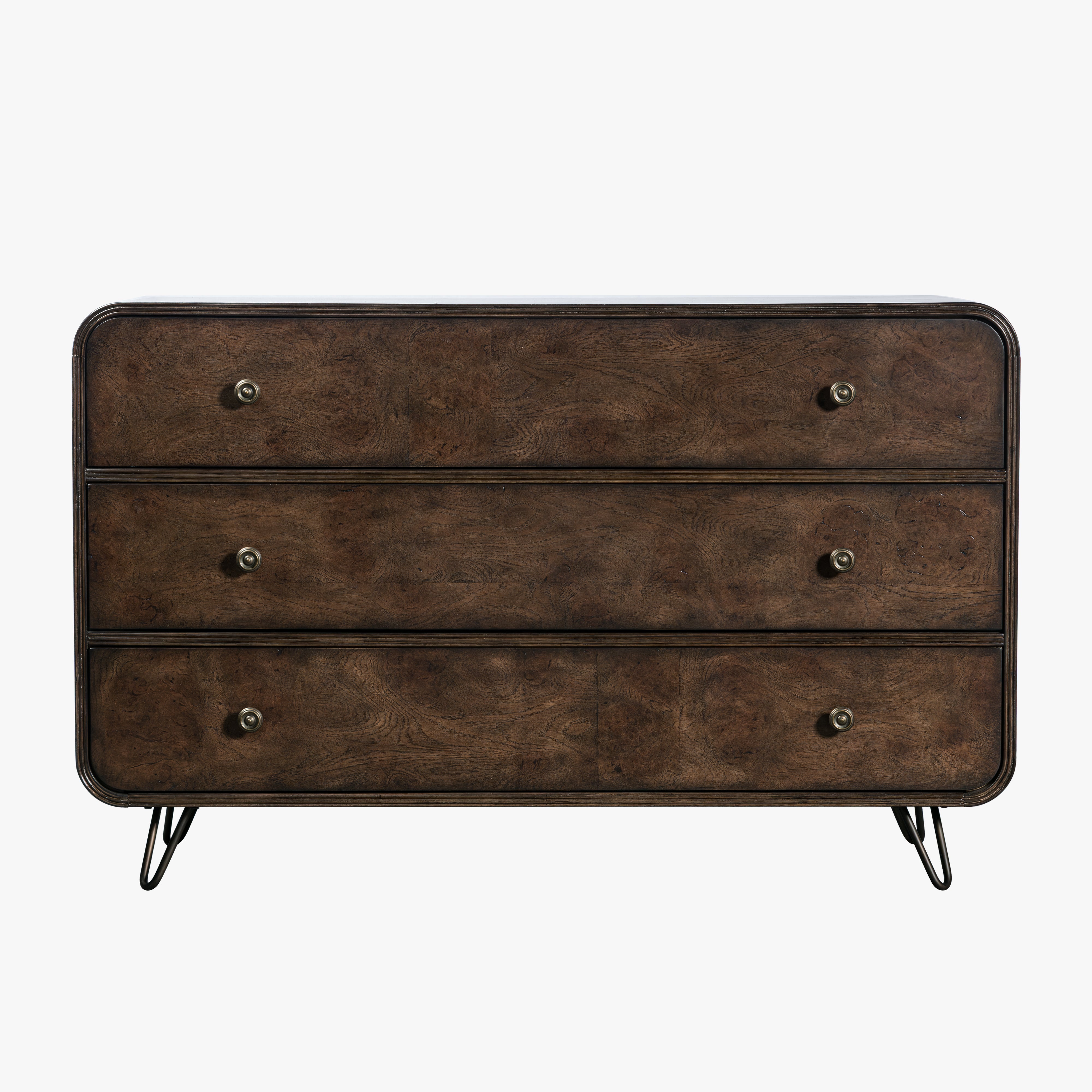 burl wood dresser Wesley 6 Drawer Drawer Dresser Burlwood Dresser italydesign