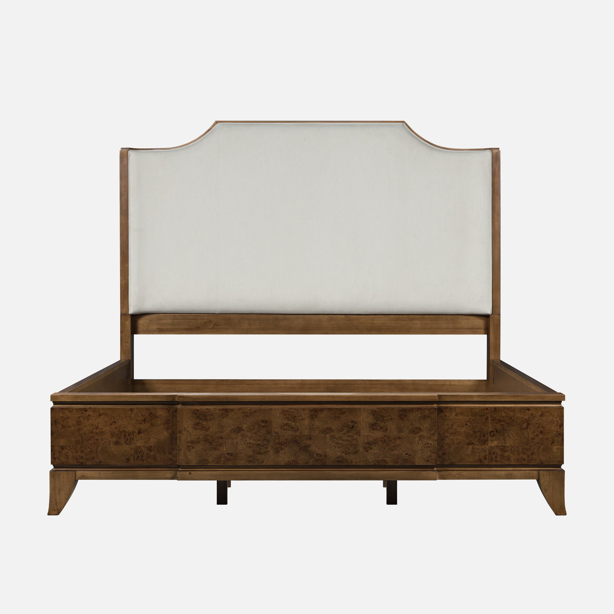 Burl King Size Bed – Light