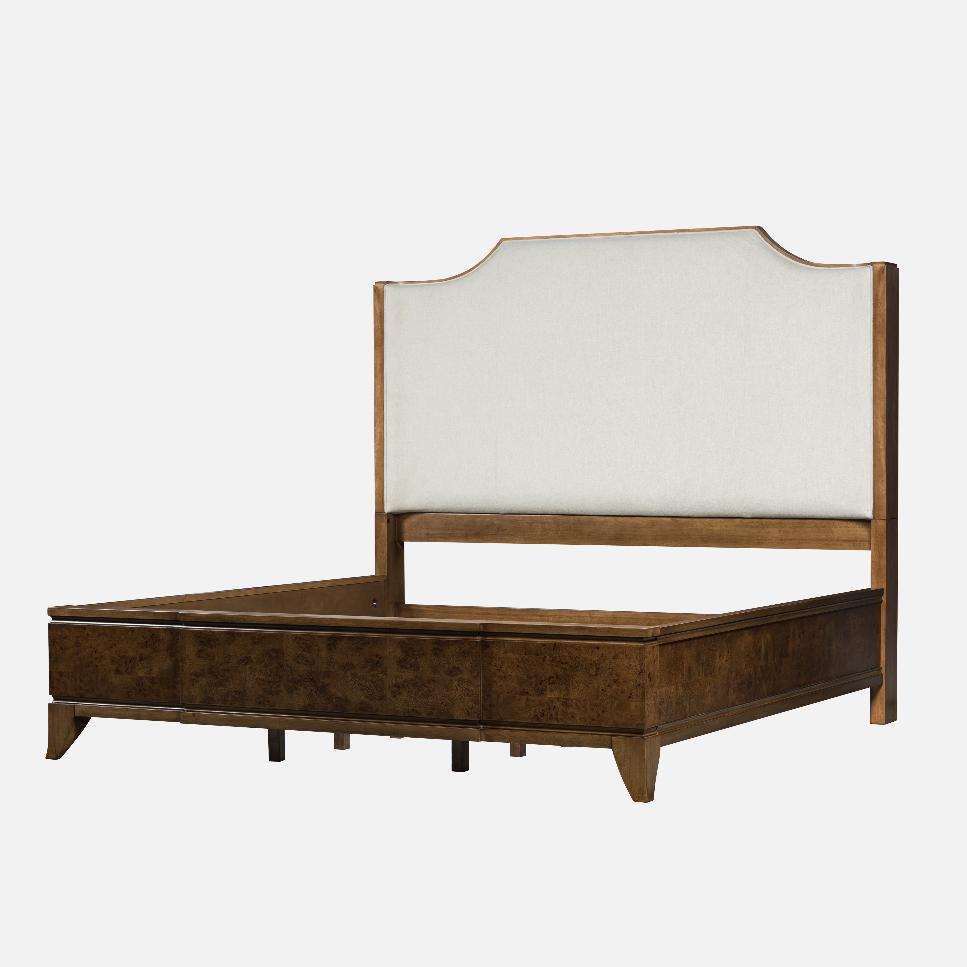 Burl King Size Bed – Light