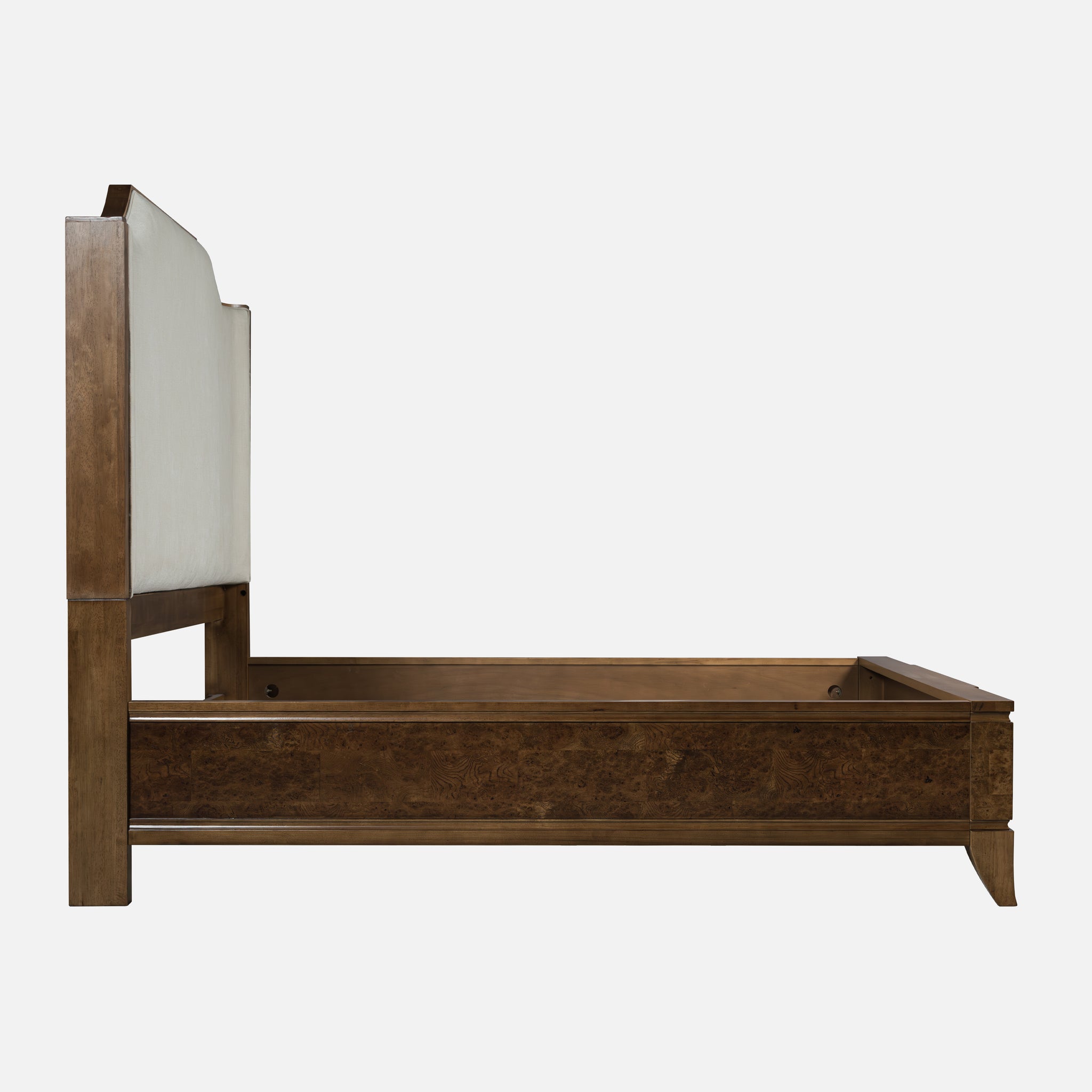 Burl King Size Bed – Light