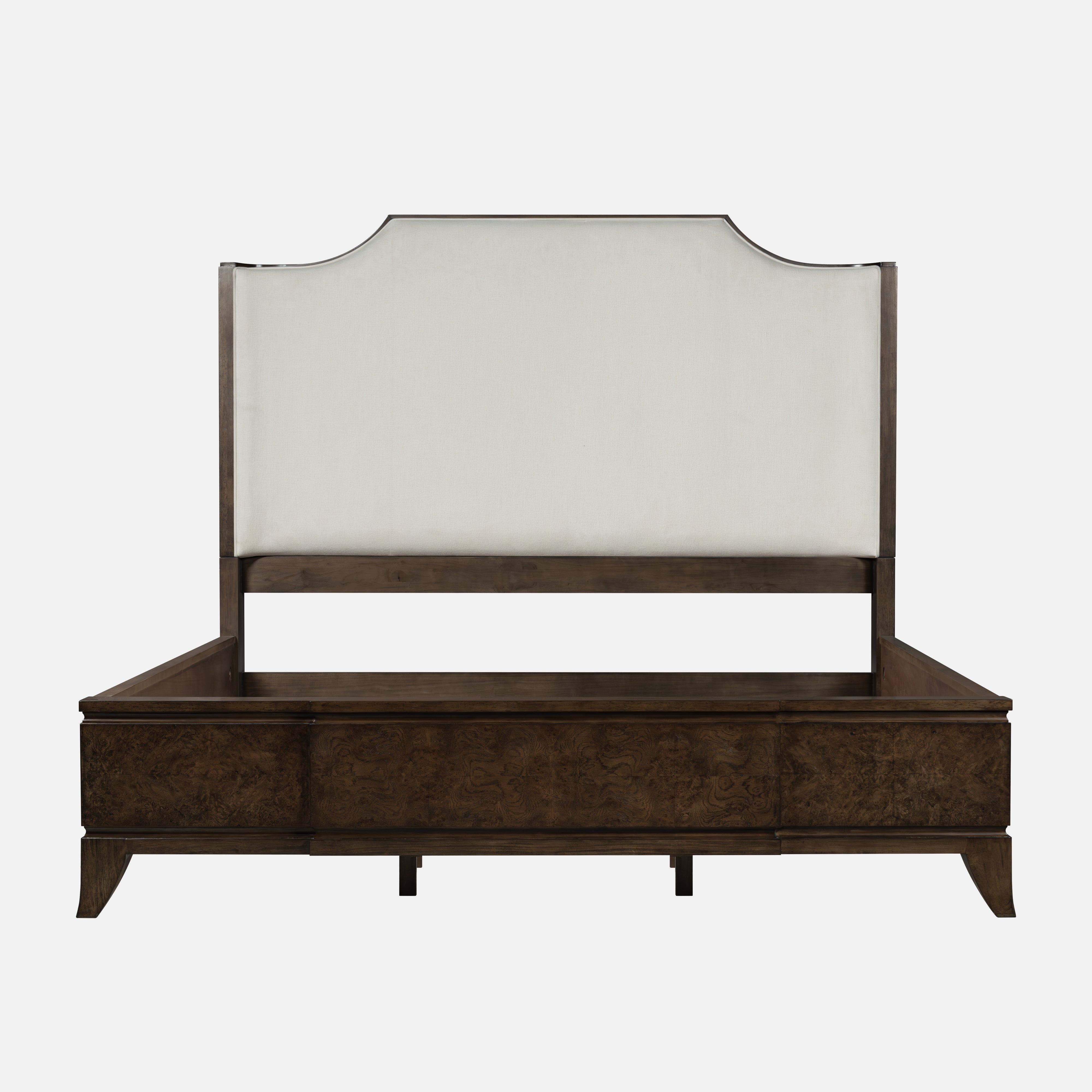 Burl King Size Bed – Dark