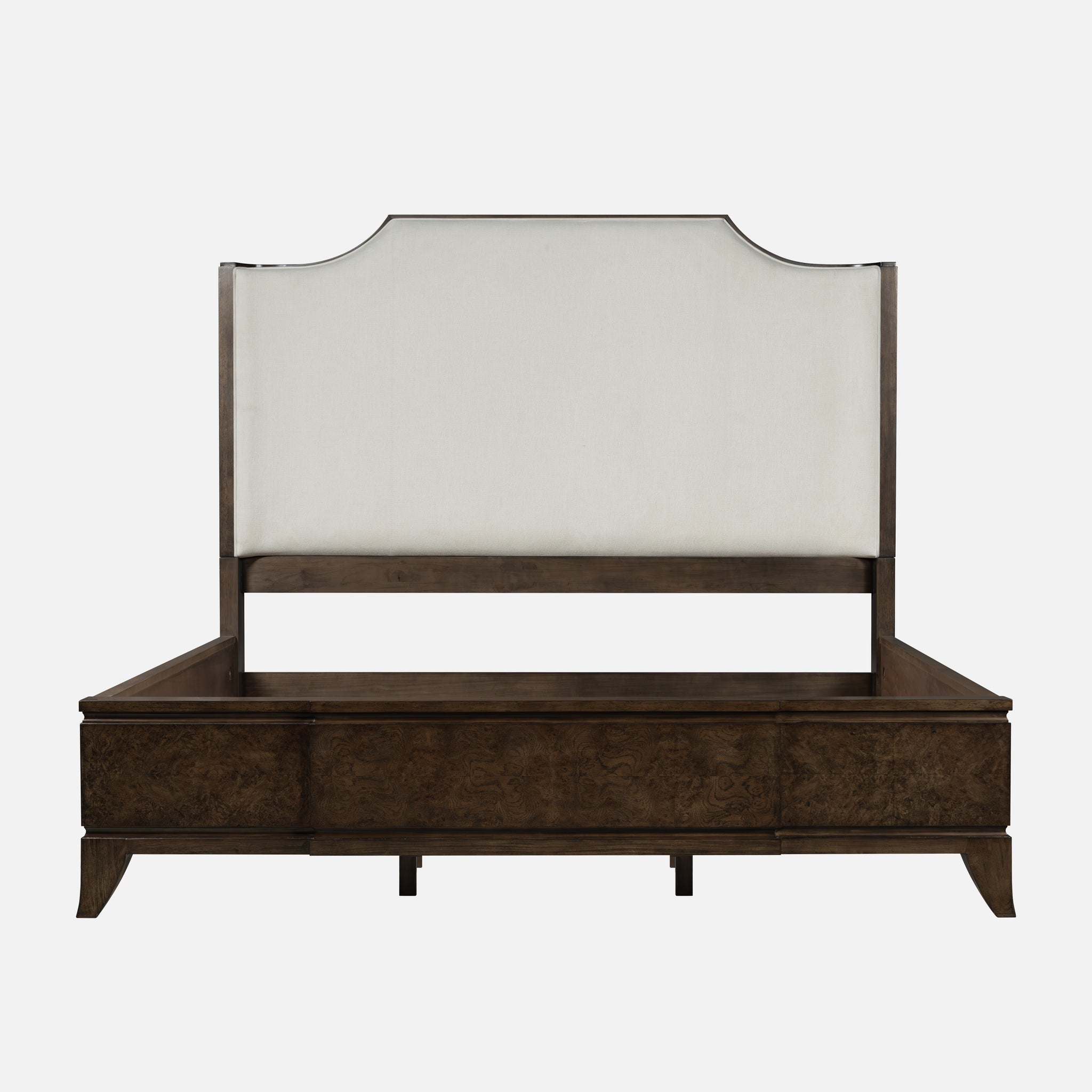 Burl King Size Bed – Dark