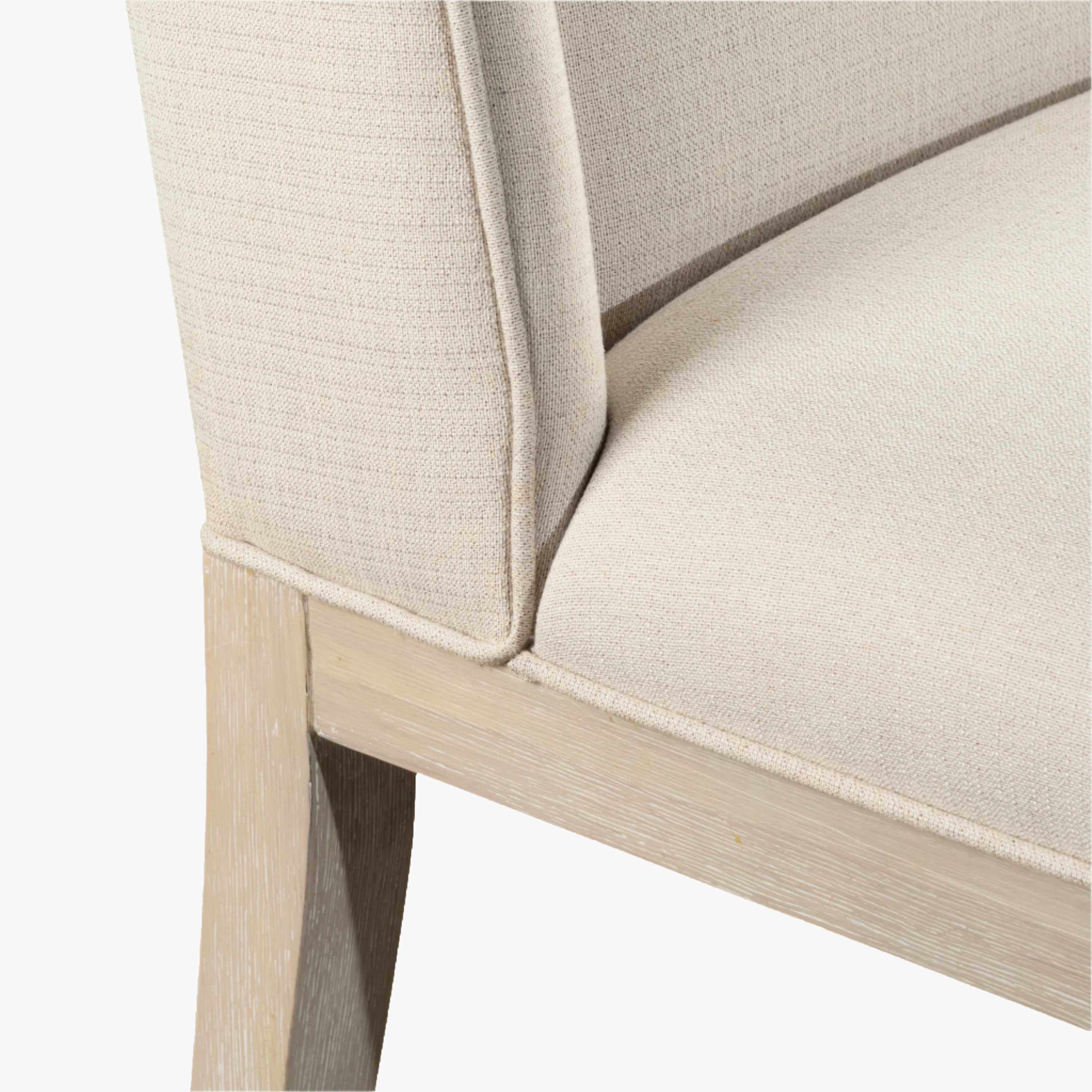 Stanley Horizon Dining Chairs Set of 2 in Mist – Upholstered Modern Dining Room Chairs with Padded Seat & Back, Wood Legs, Comfortable & Stylish Accent Side Chairs