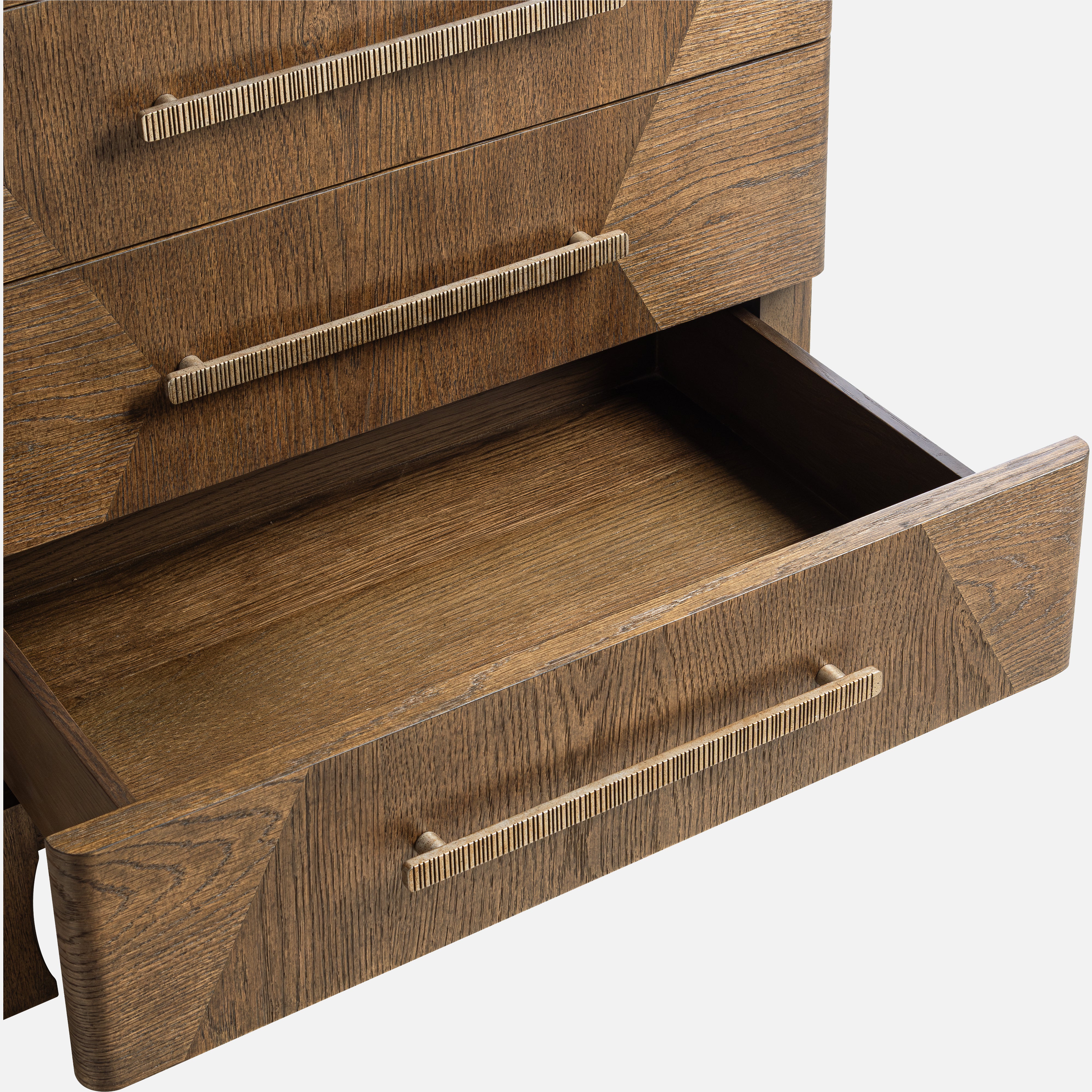 Marlow Oak Nightstand - Dark