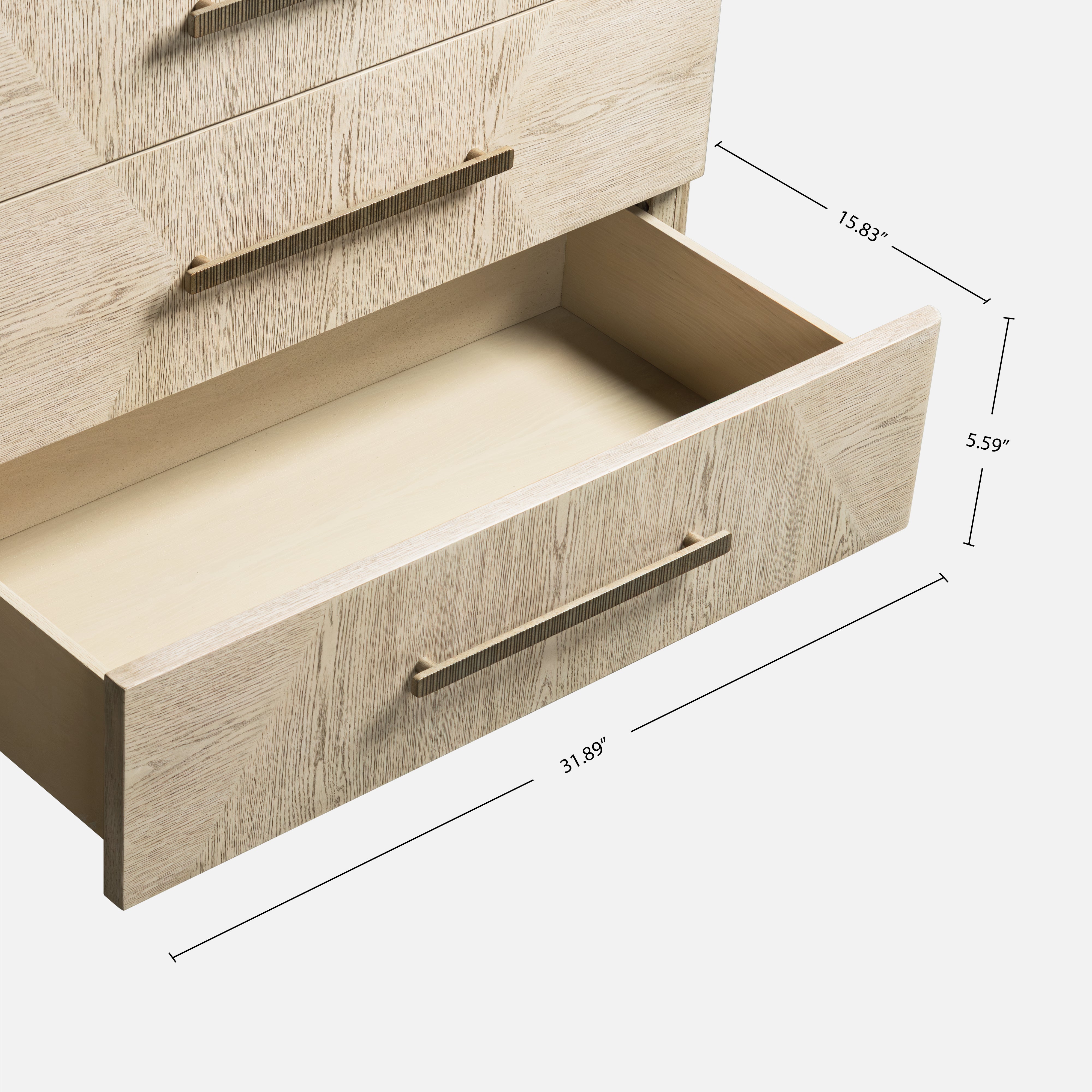 Marlow Oak Dresser - Light