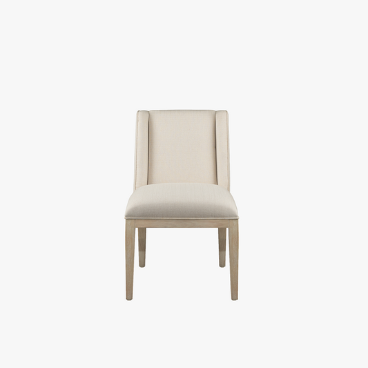 Stanley Horizon Dining Chairs Set of 2 in Mist – Upholstered Modern Dining Room Chairs with Padded Seat & Back, Wood Legs, Comfortable & Stylish Accent Side Chairs