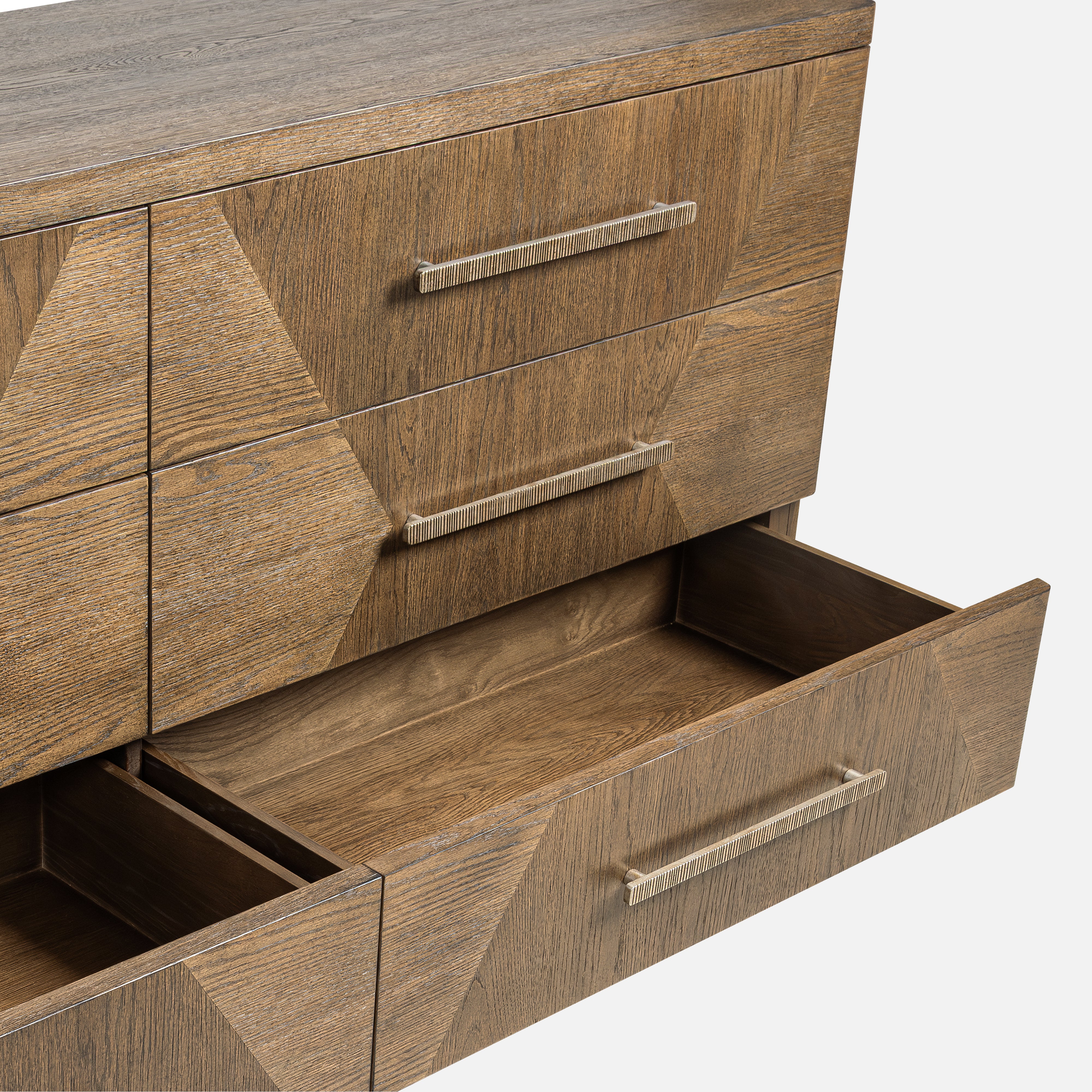 Marlow Oak Dresser - Dark