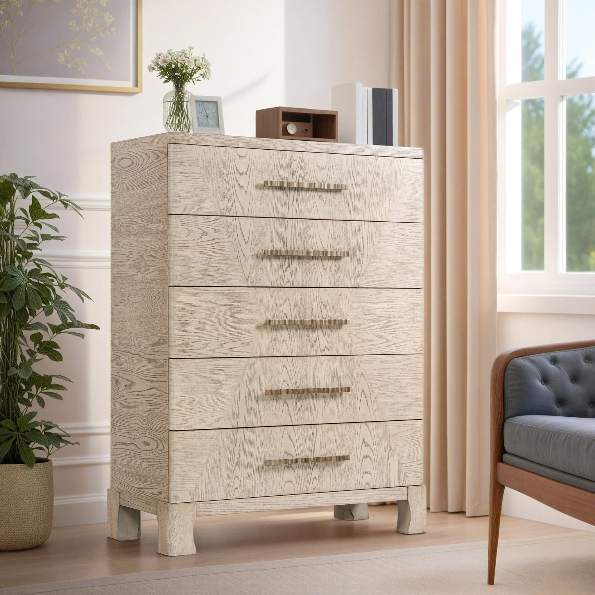 Marlow Oak Chest - Light