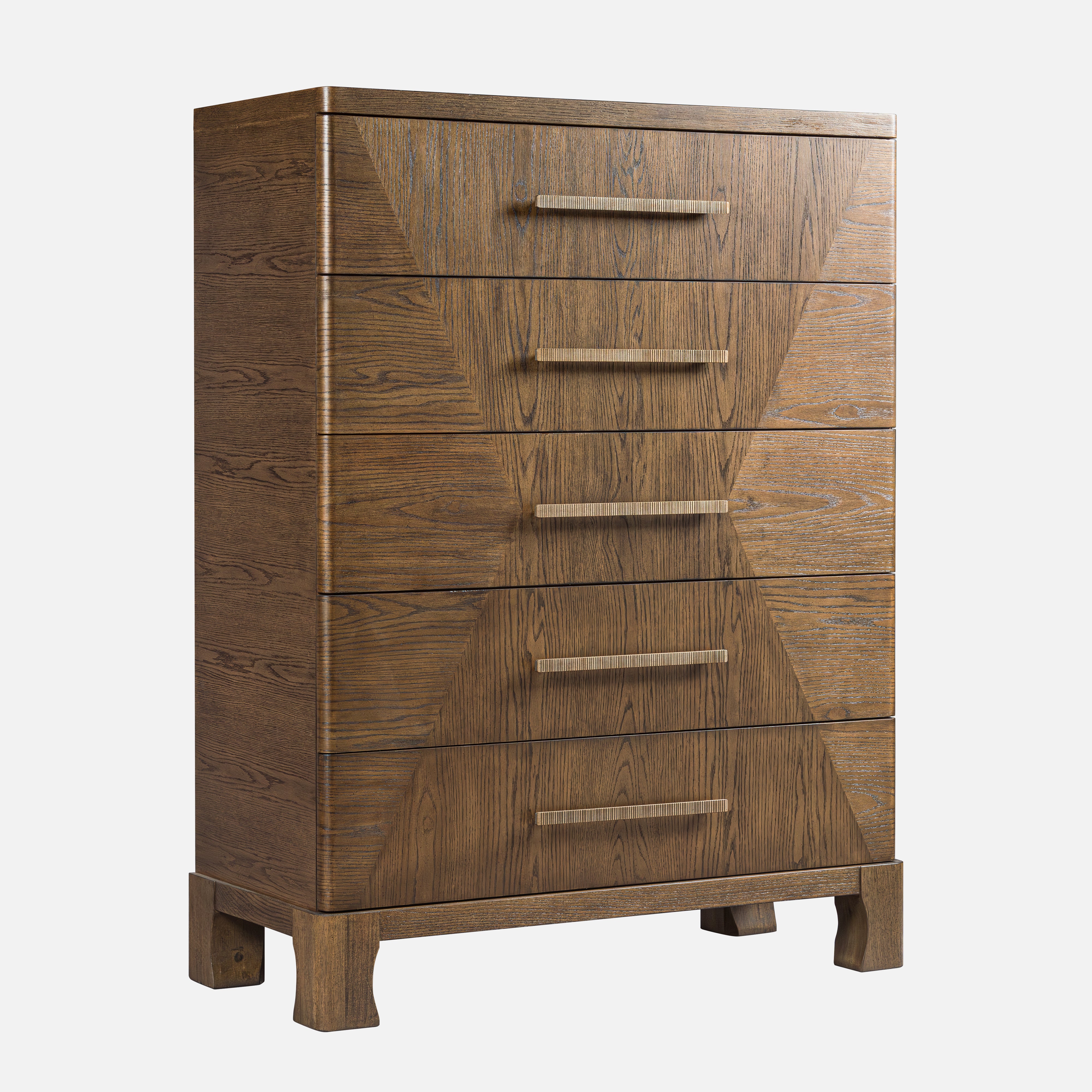 Marlow Oak Chest - Dark