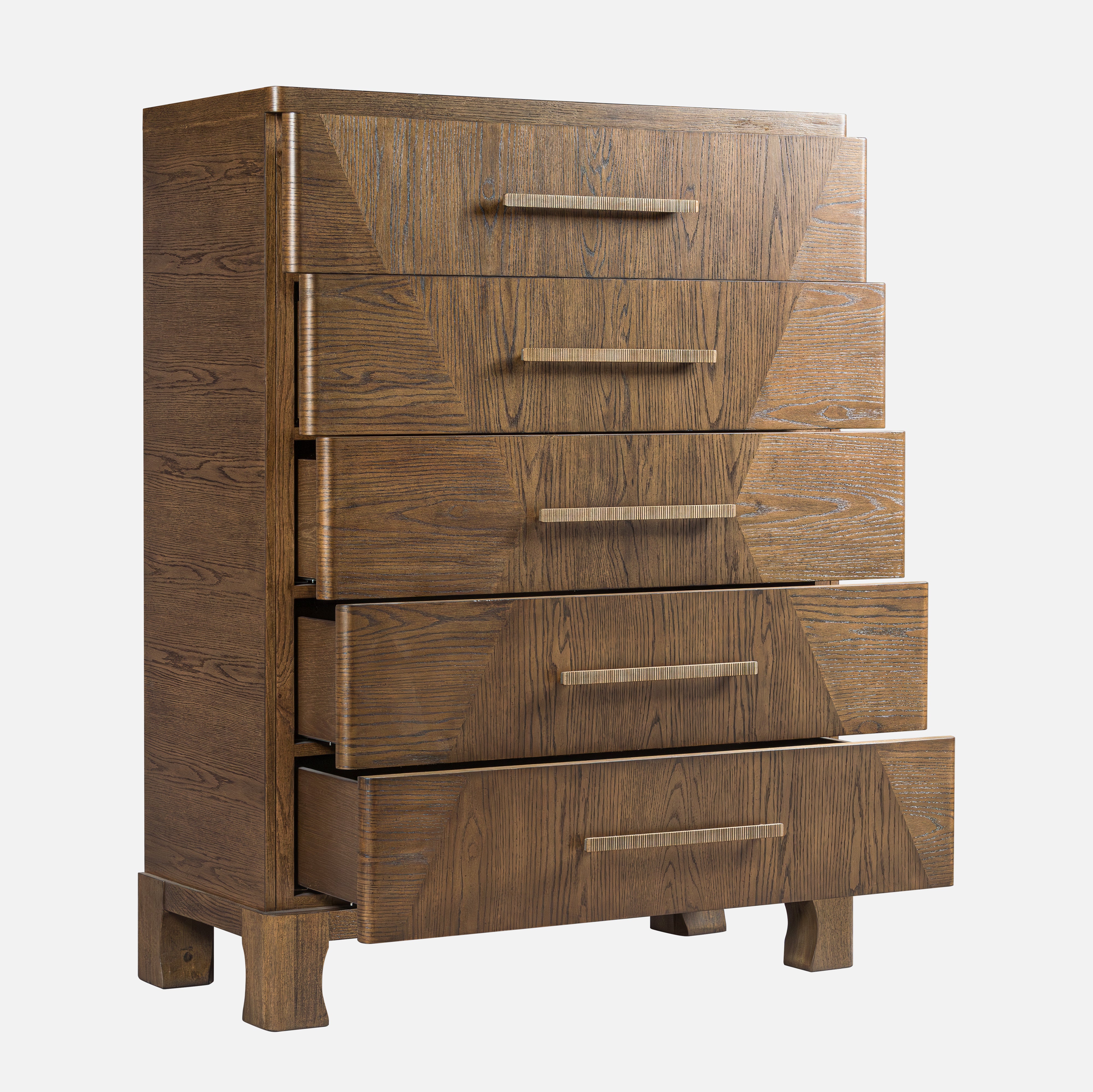 Marlow Oak Chest - Dark