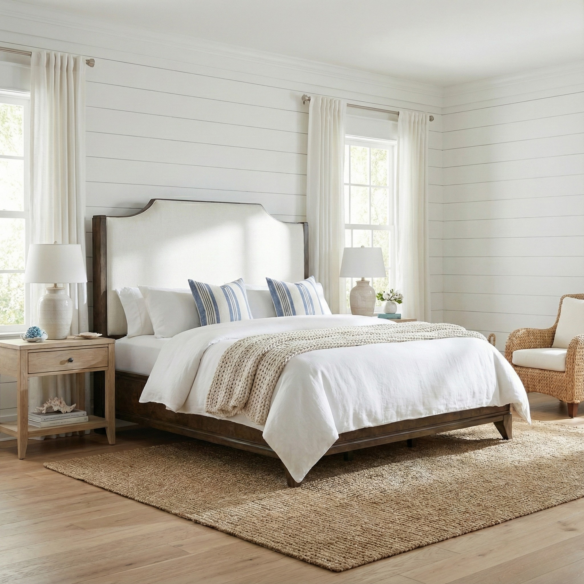 Burl King Size Bed – Dark