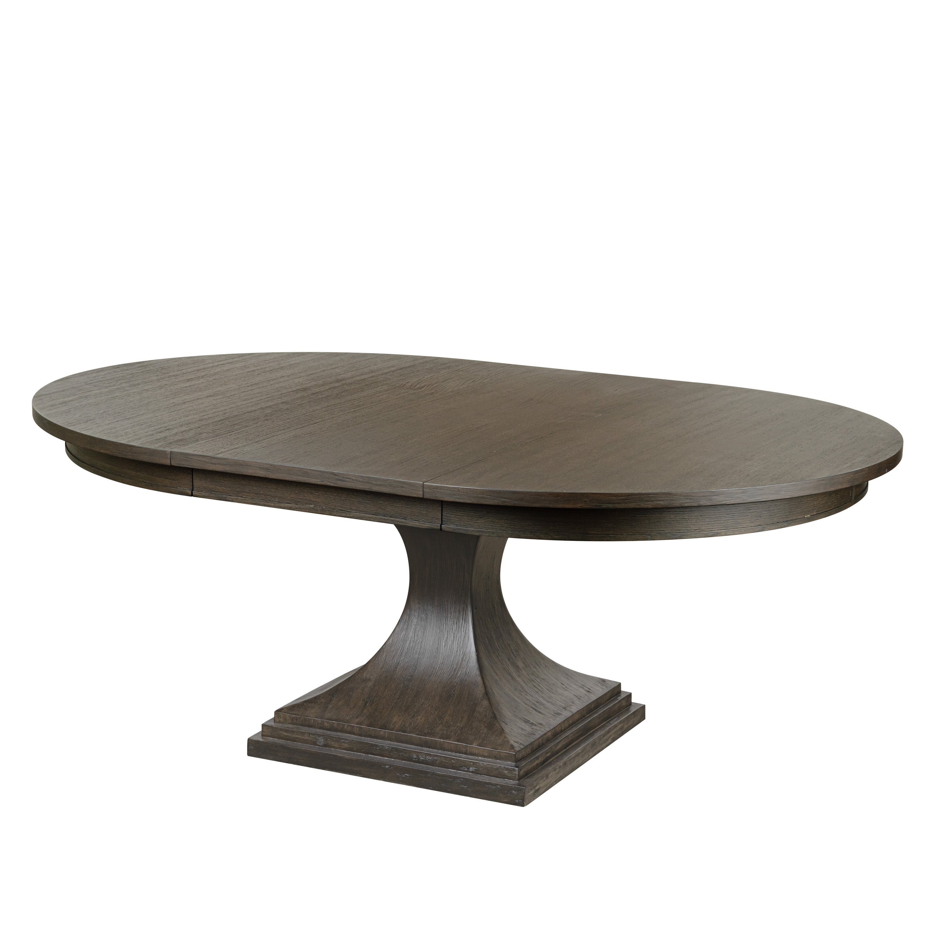 Stanley Horizon 54" Round Dining Table in Flannel : Modern Style with Timeless Appeal