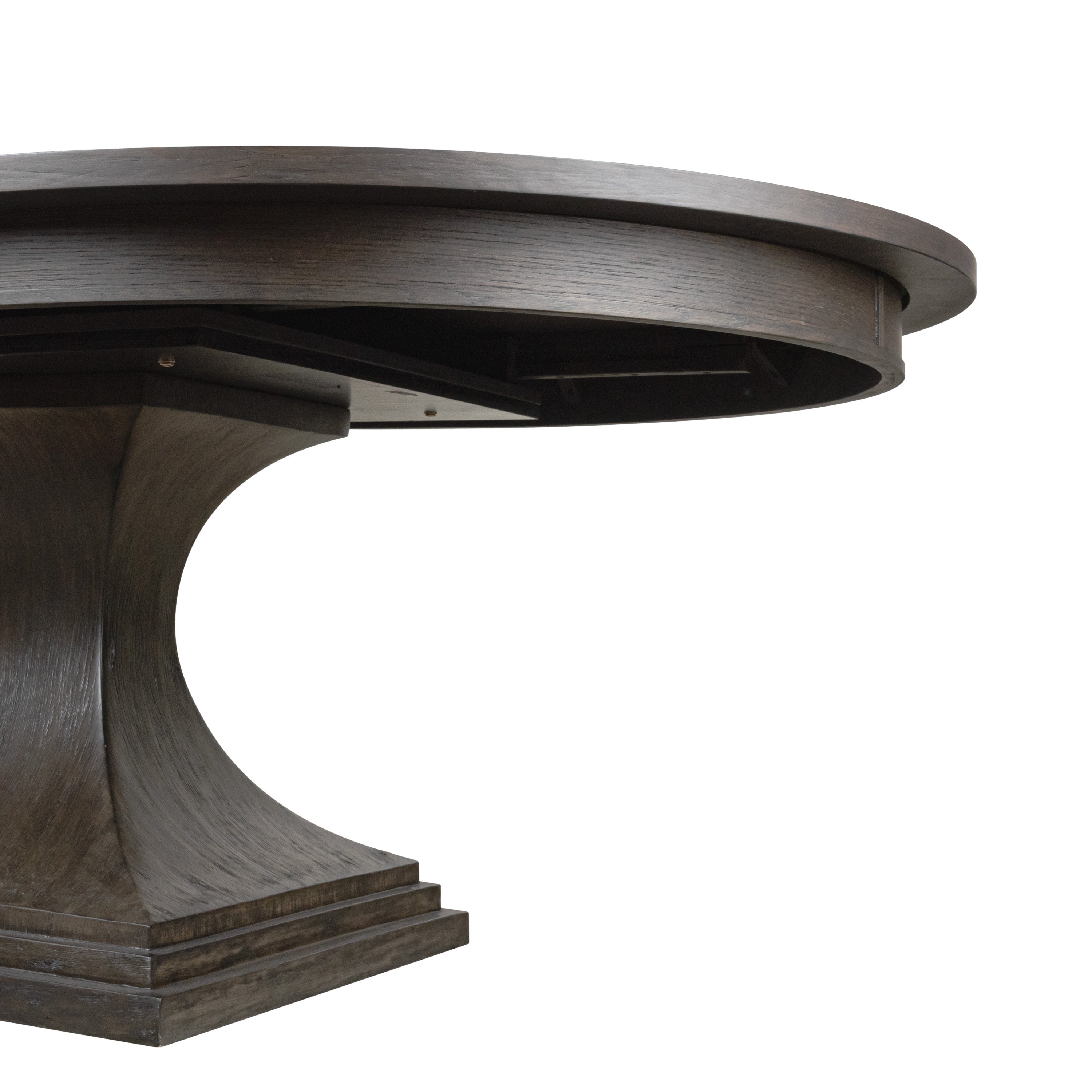 Stanley Horizon 54" Round Dining Table in Flannel : Modern Style with Timeless Appeal