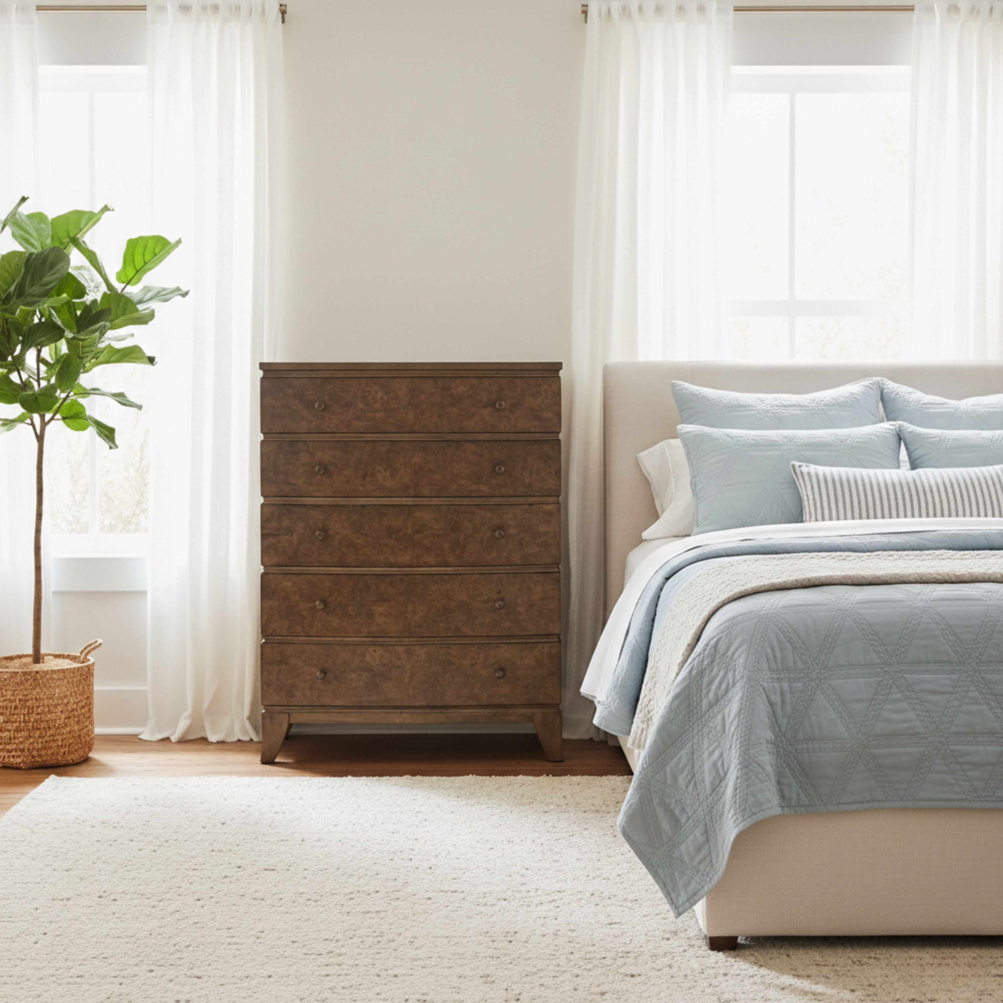 Burl Oak Chest - Light