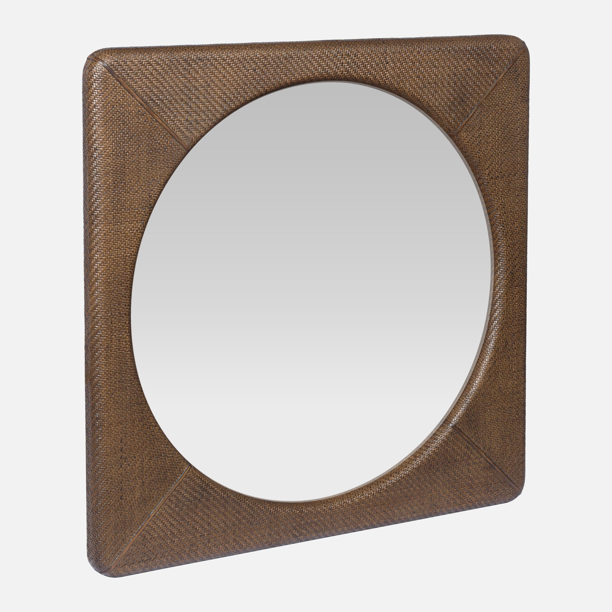 Framed Wall Mirror - Dark