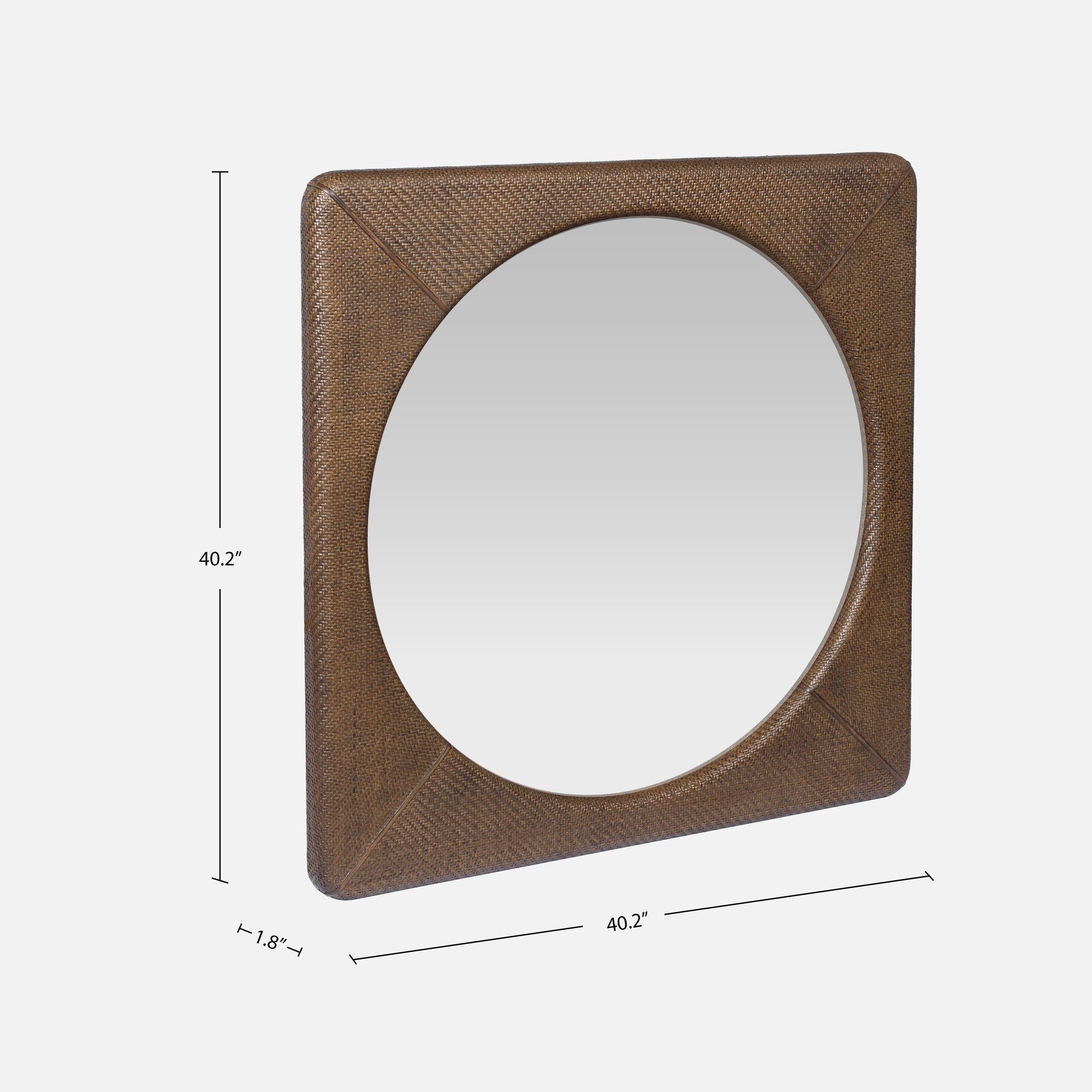 Framed Wall Mirror - Dark