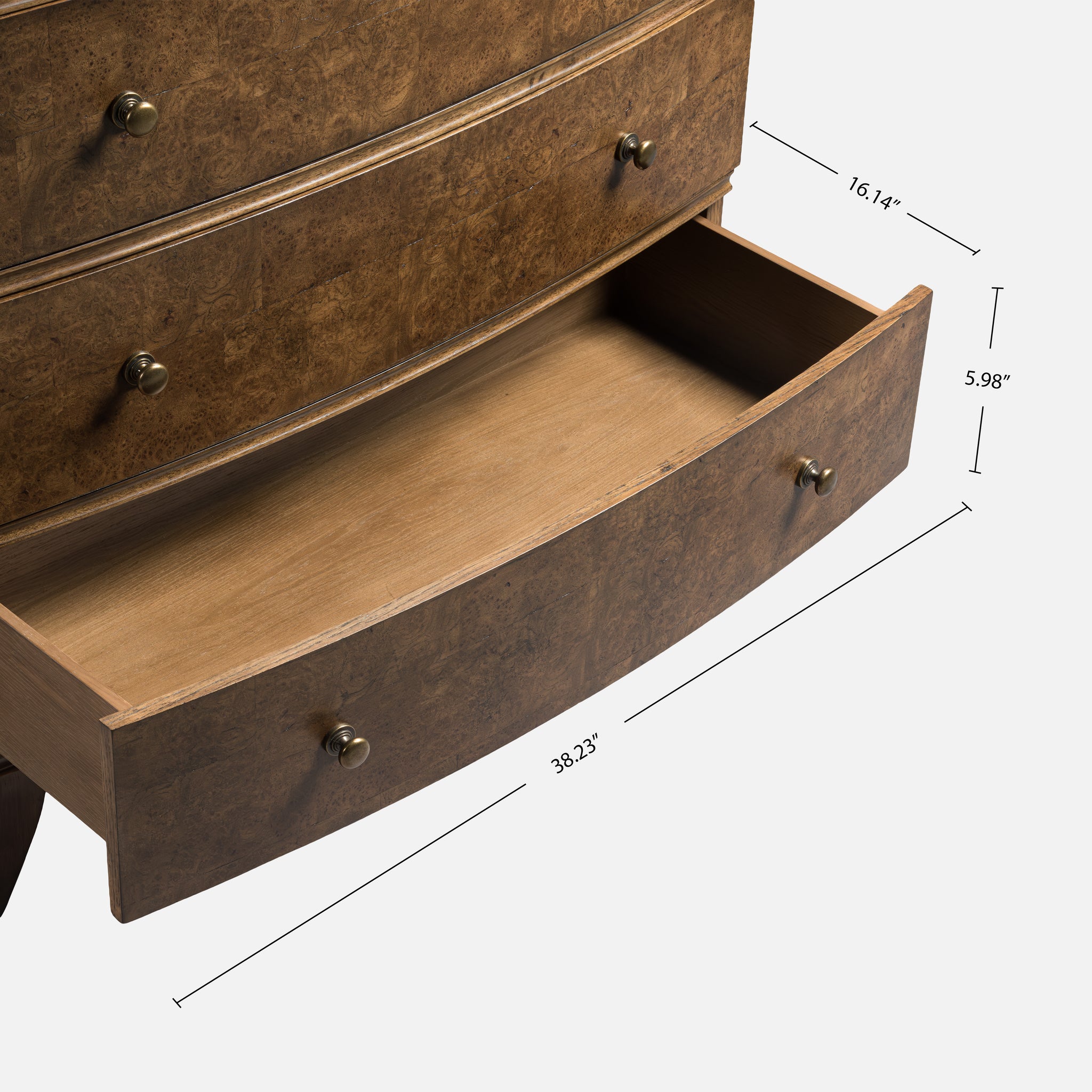 Burl Oak Chest - Light