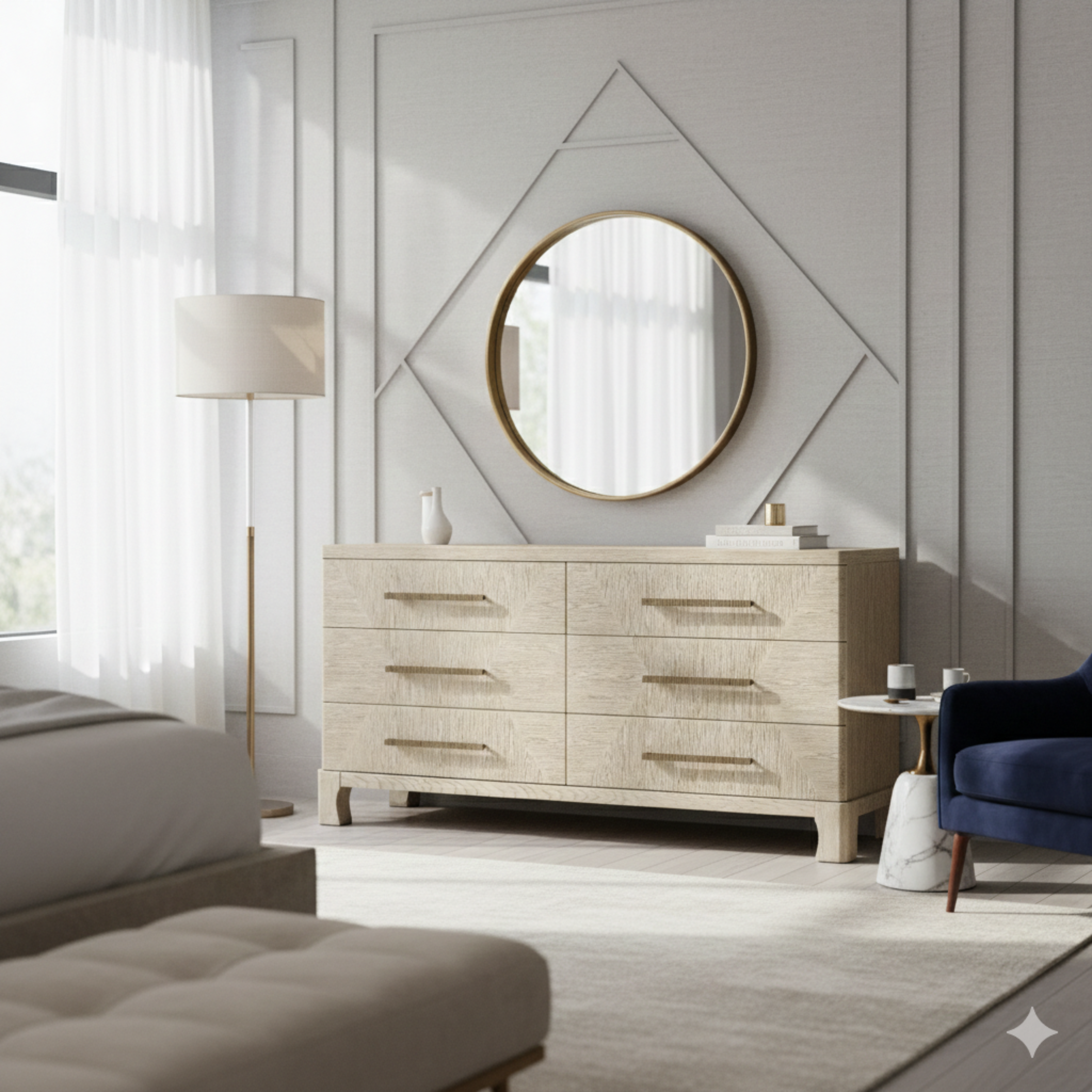 Marlow Oak Dresser - Light