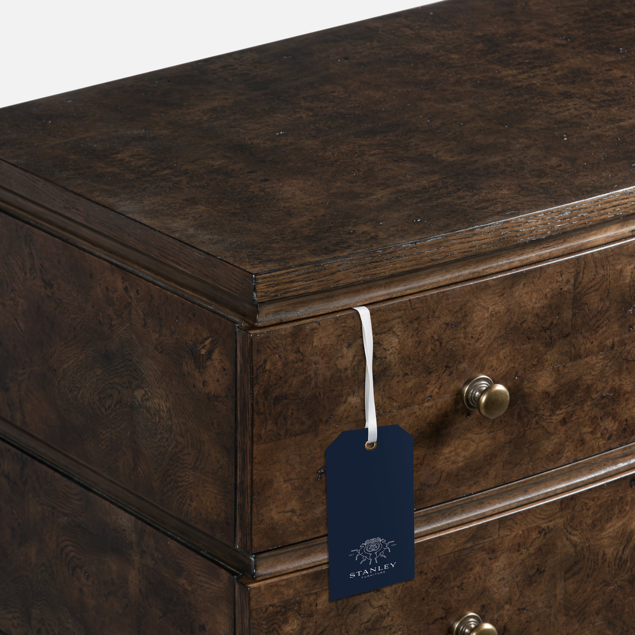 Burl Oak Chest - Dark