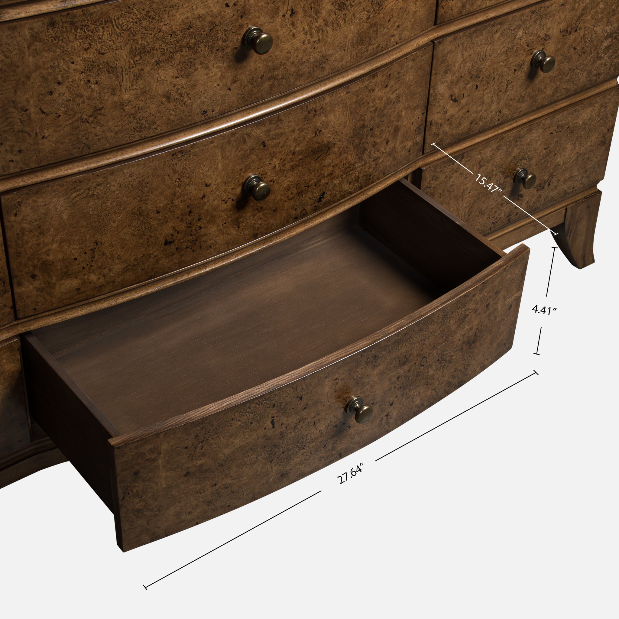 Burl Oak Dresser - Light