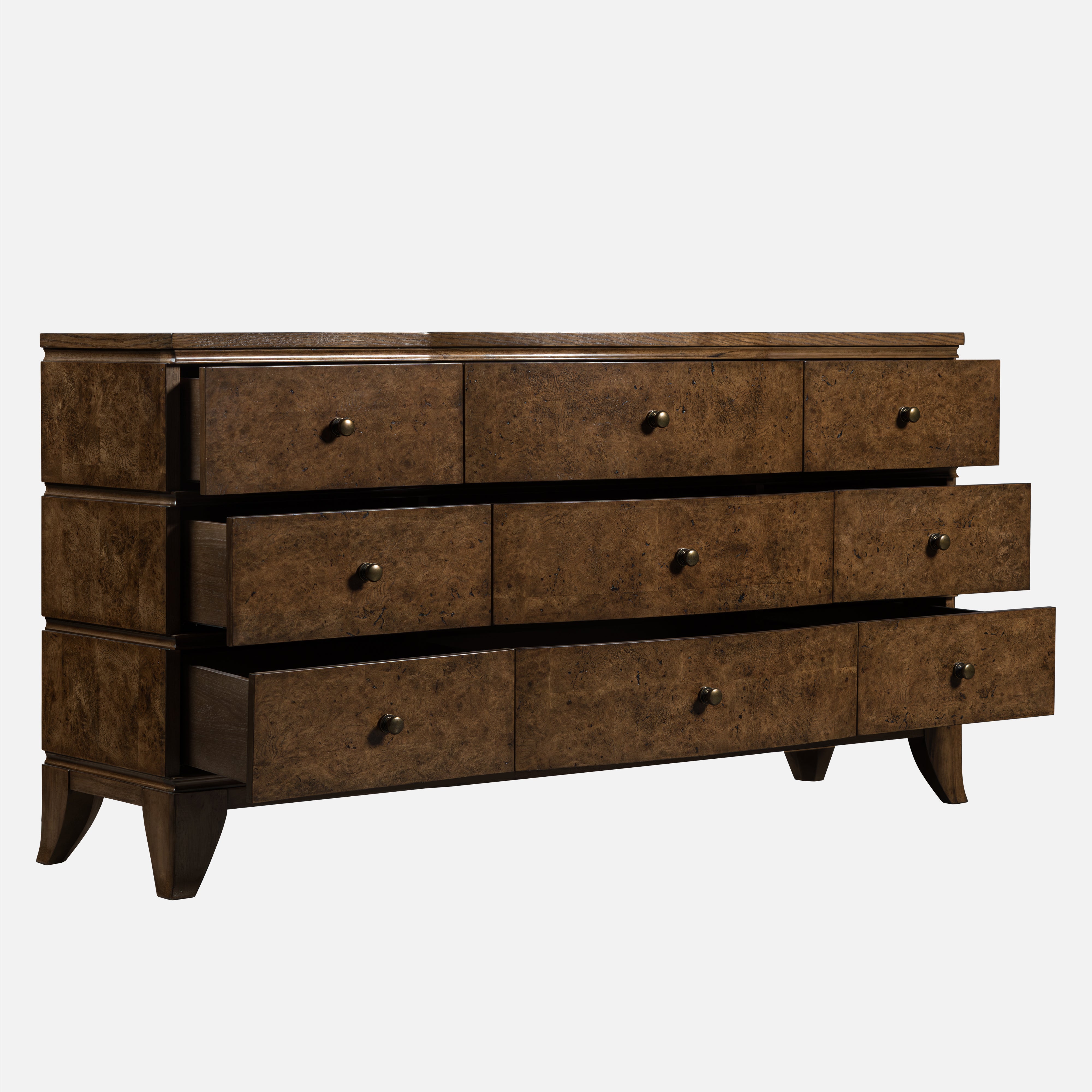 Burl Oak Dresser - Light