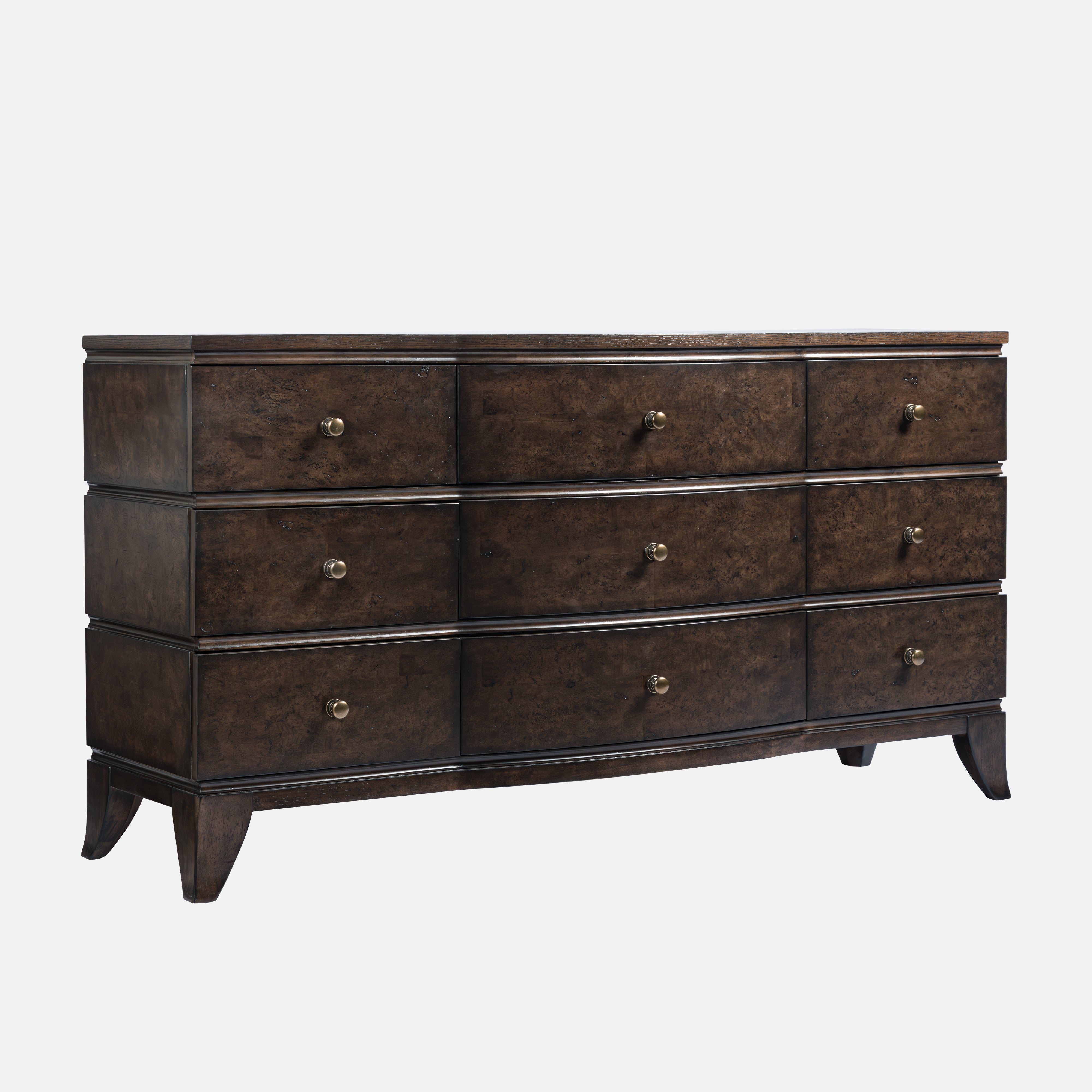 Burl Oak Dresser - Dark