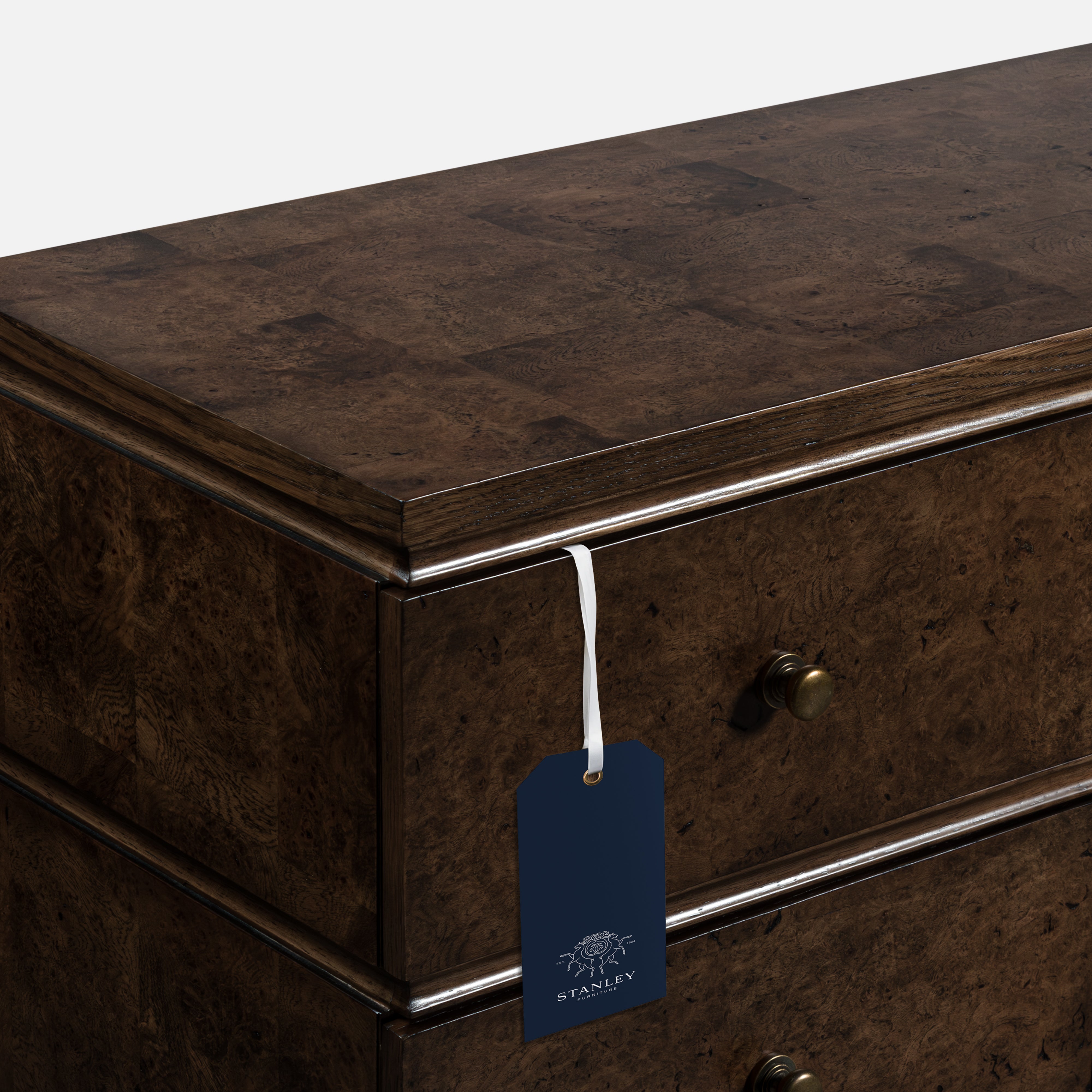 Burl Oak Dresser - Dark