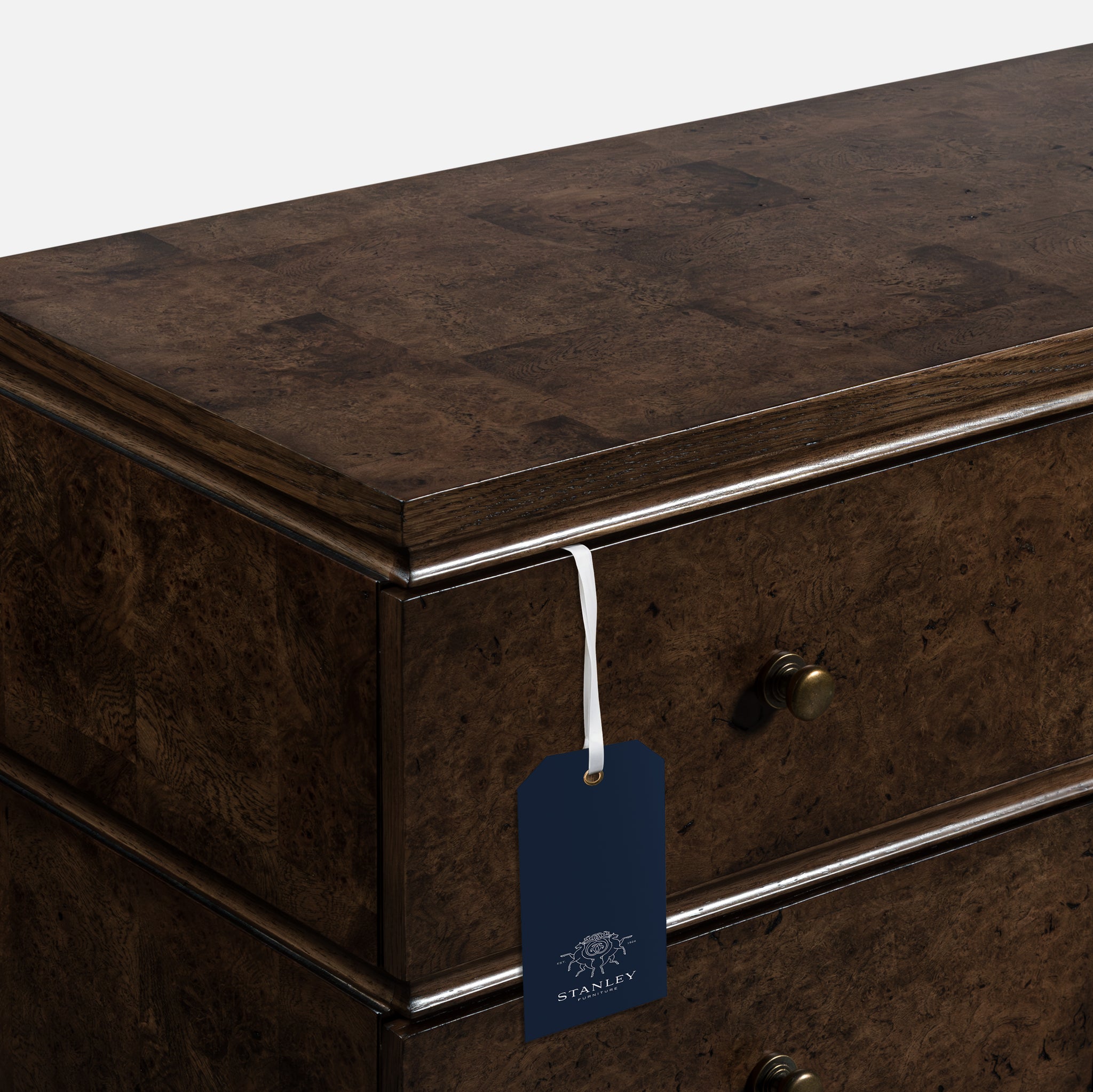 Burl Oak Dresser - Dark