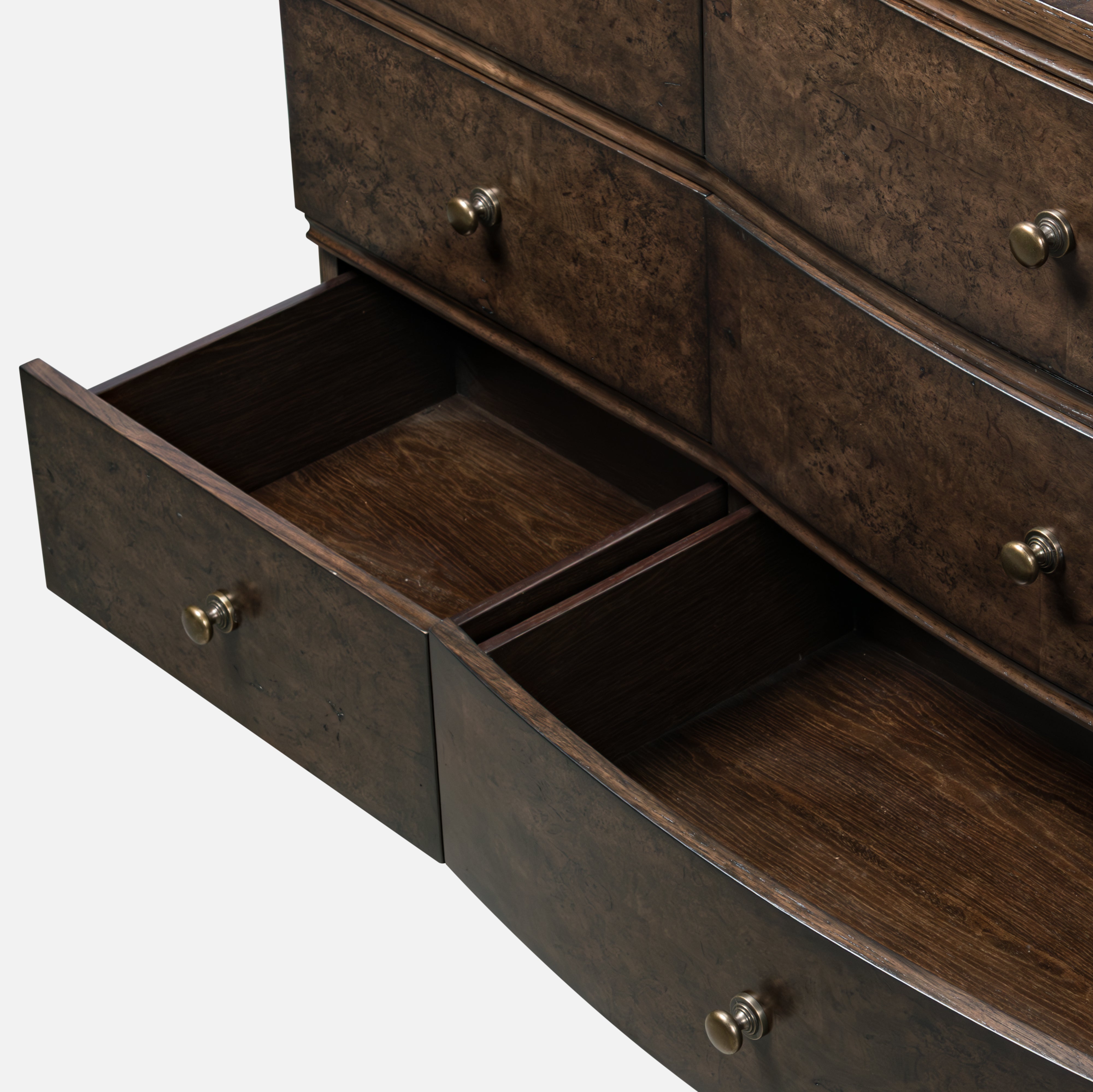 Burl Oak Dresser - Dark