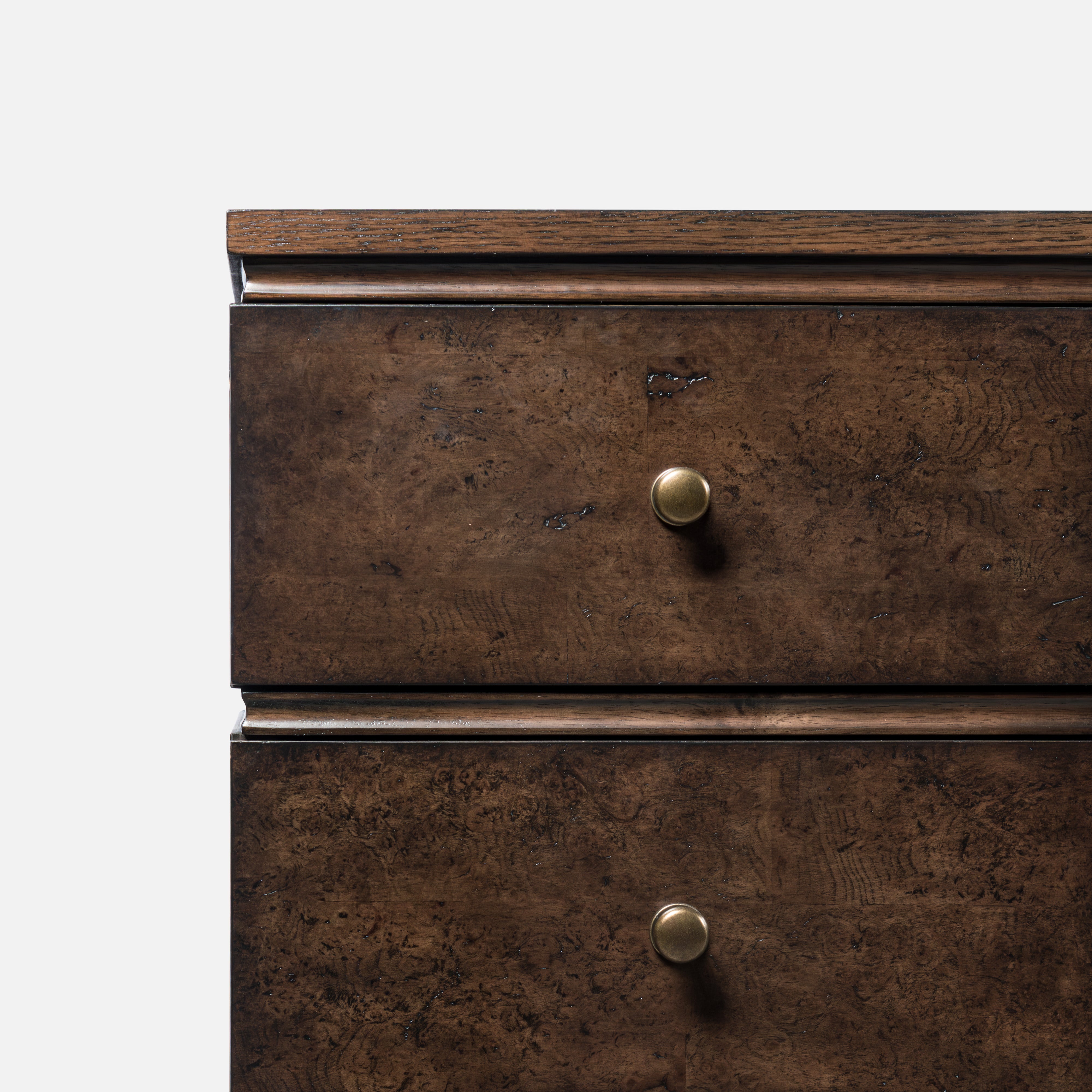 Burl Oak Dresser - Dark