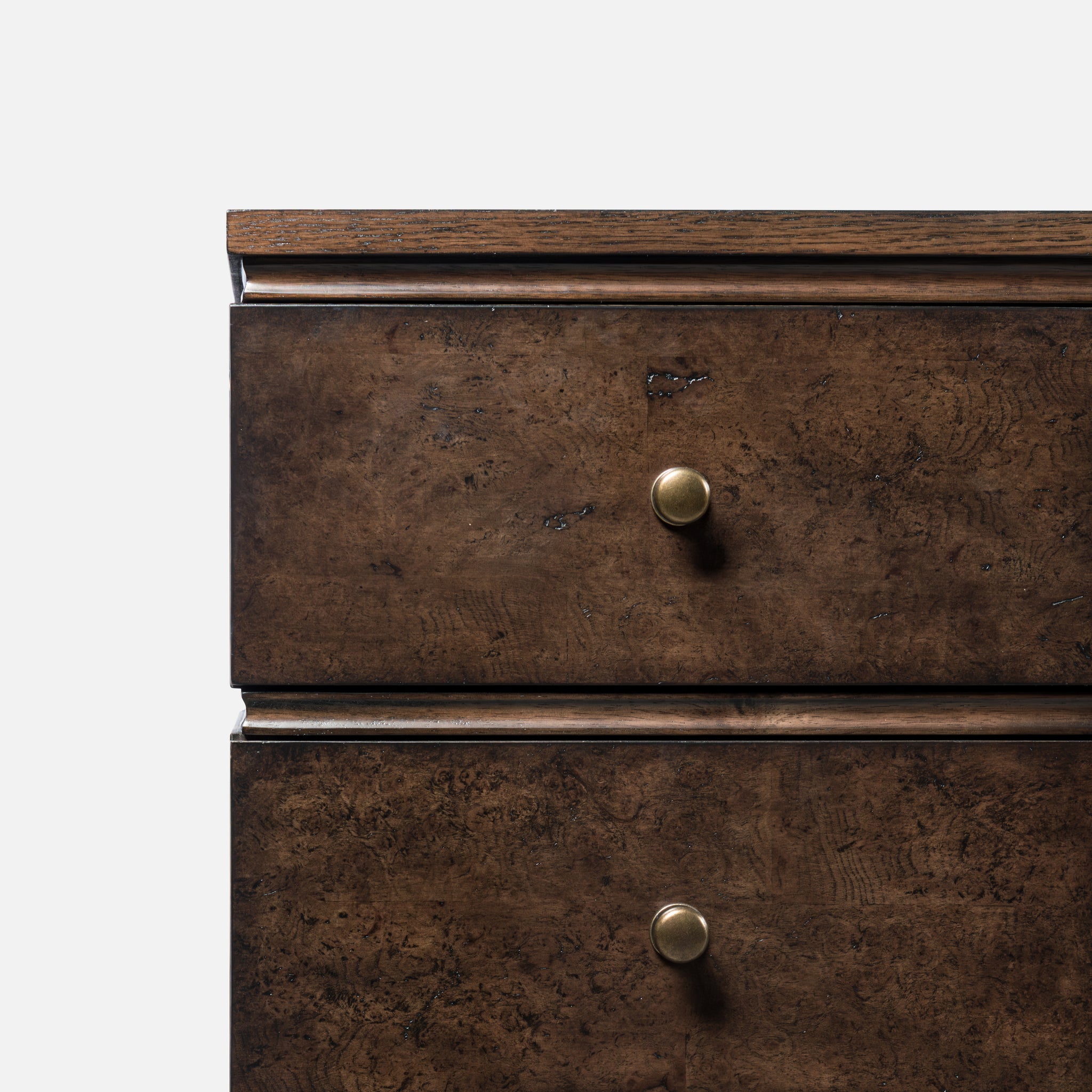 Burl Oak Dresser - Dark