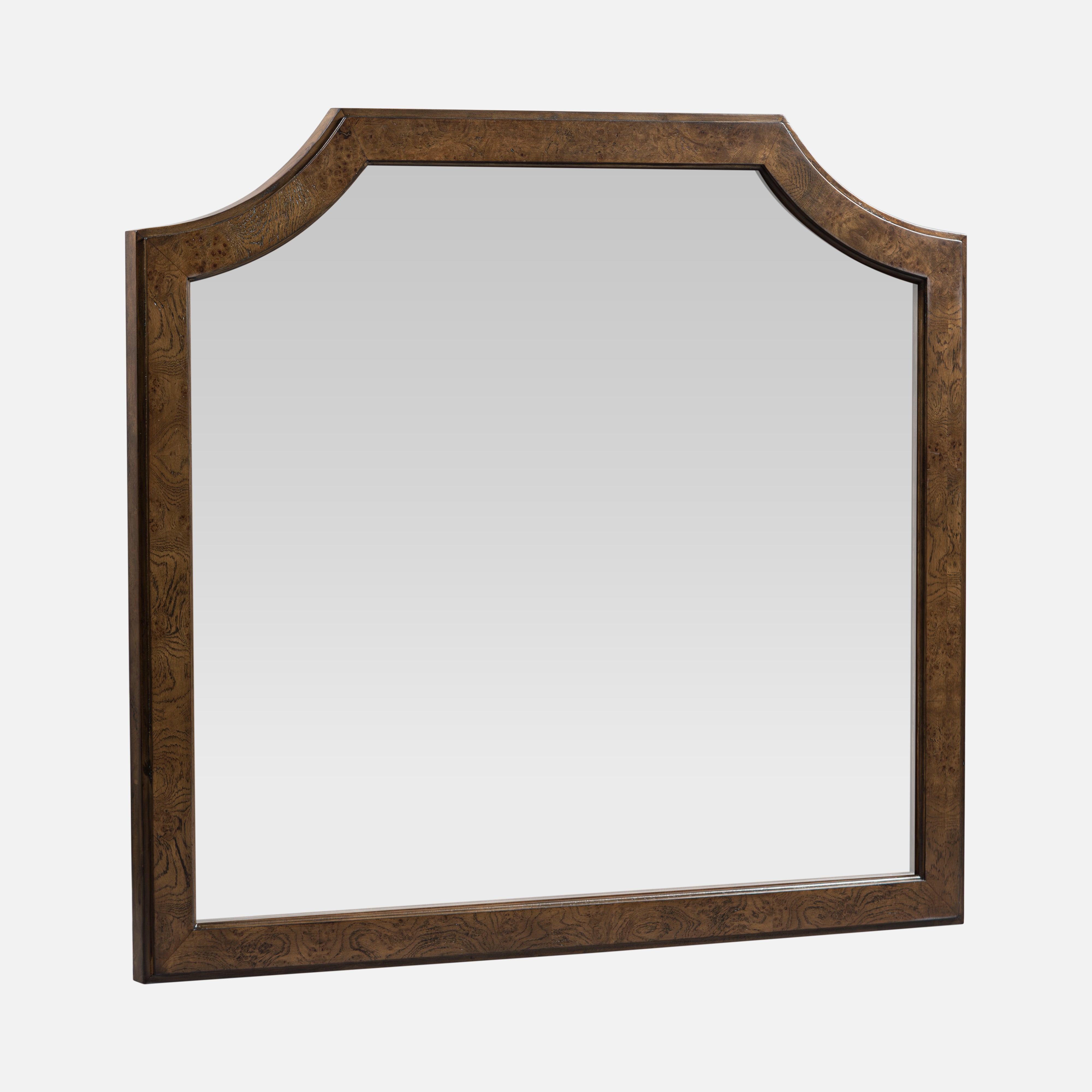 Burl Framed Wall Mirror - Light