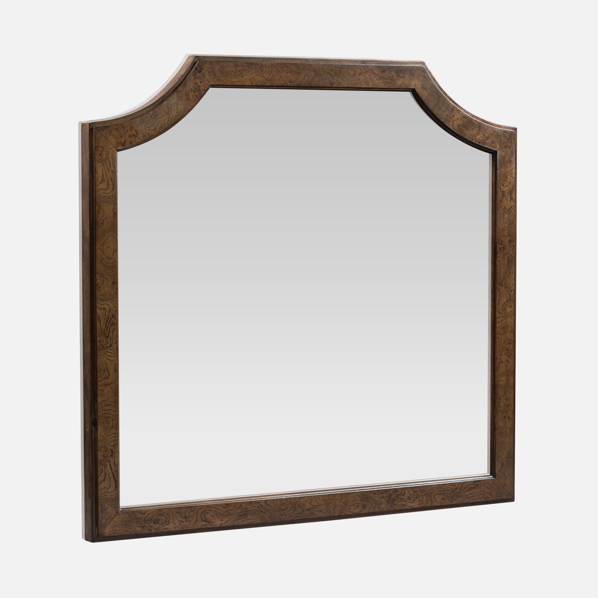 Burl Framed Wall Mirror - Light