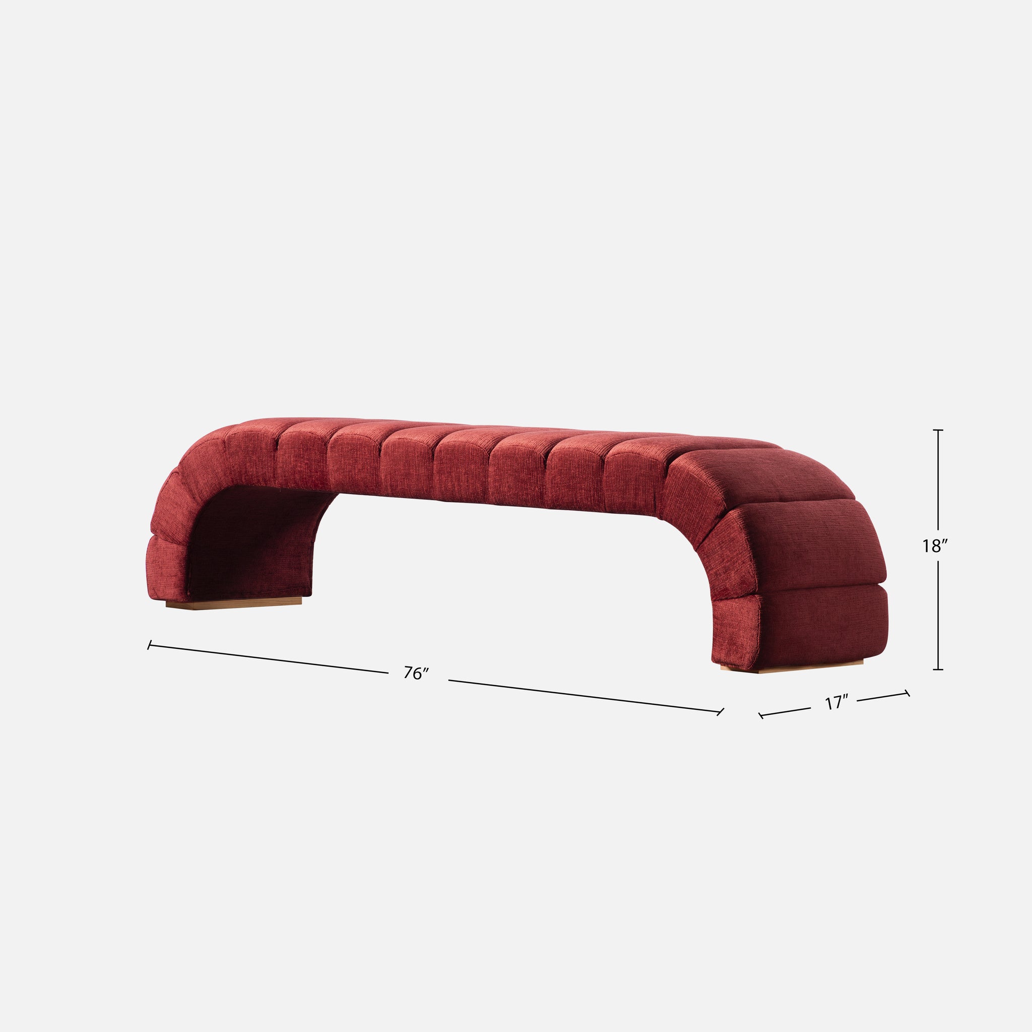 Siena Curved Accent Bench