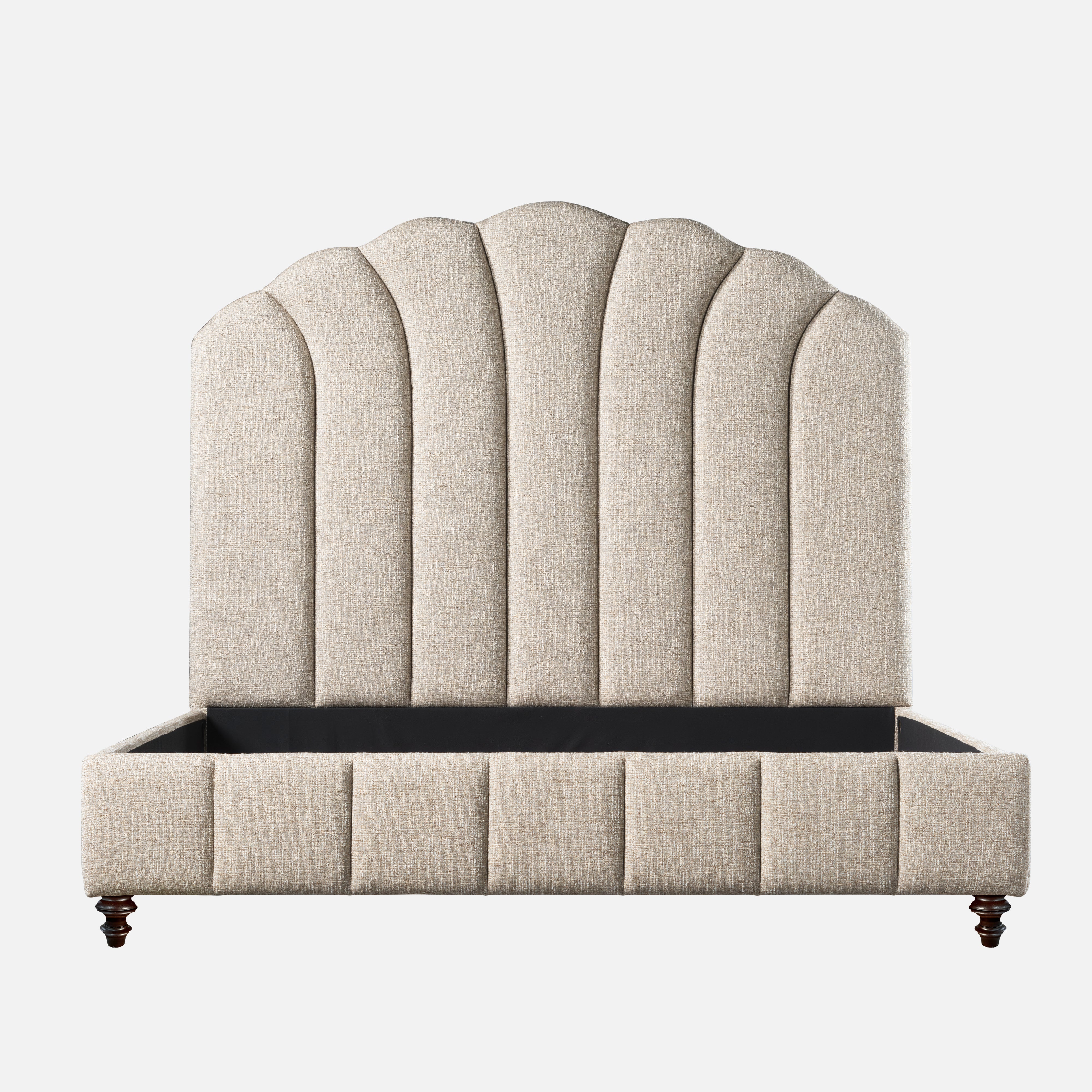 Camden Scalloped King Bed