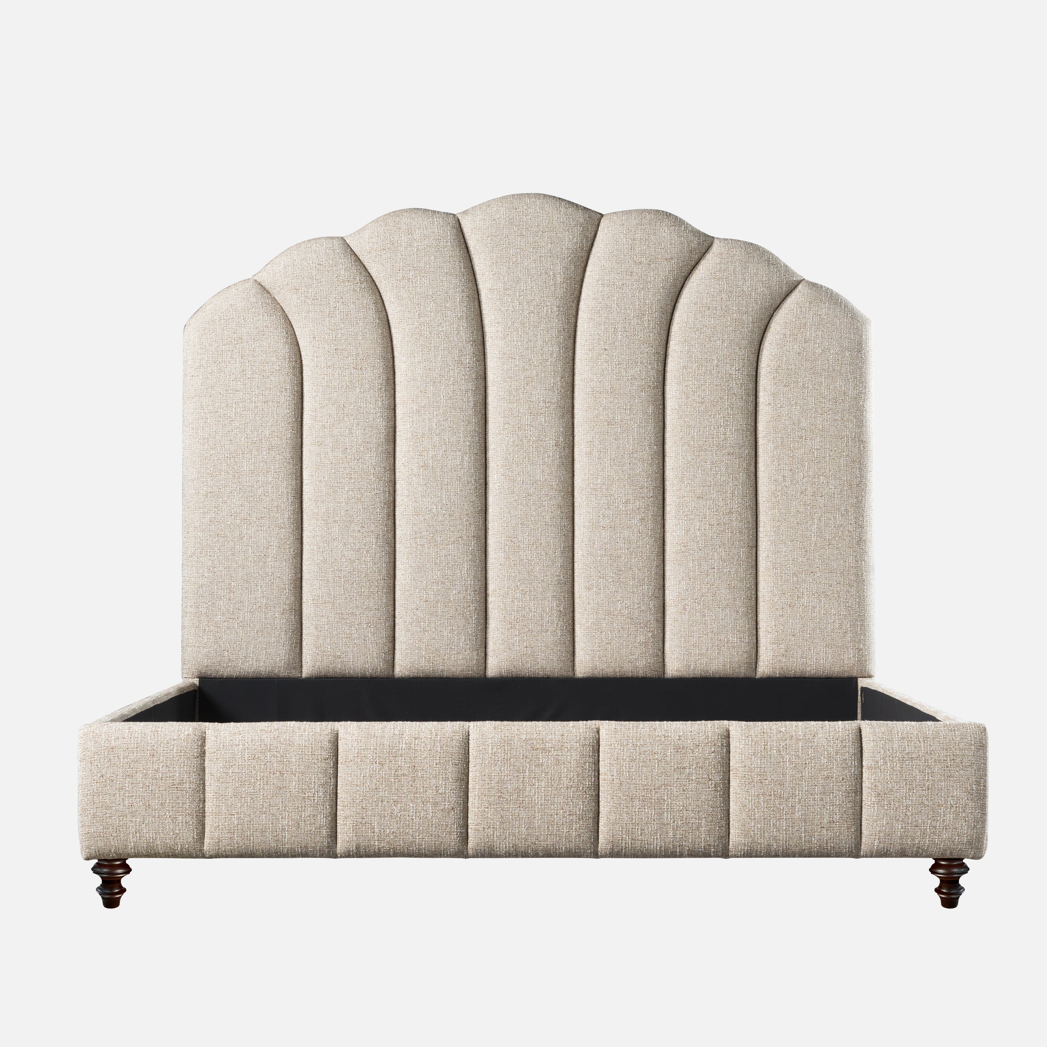 Camden Scalloped King Bed