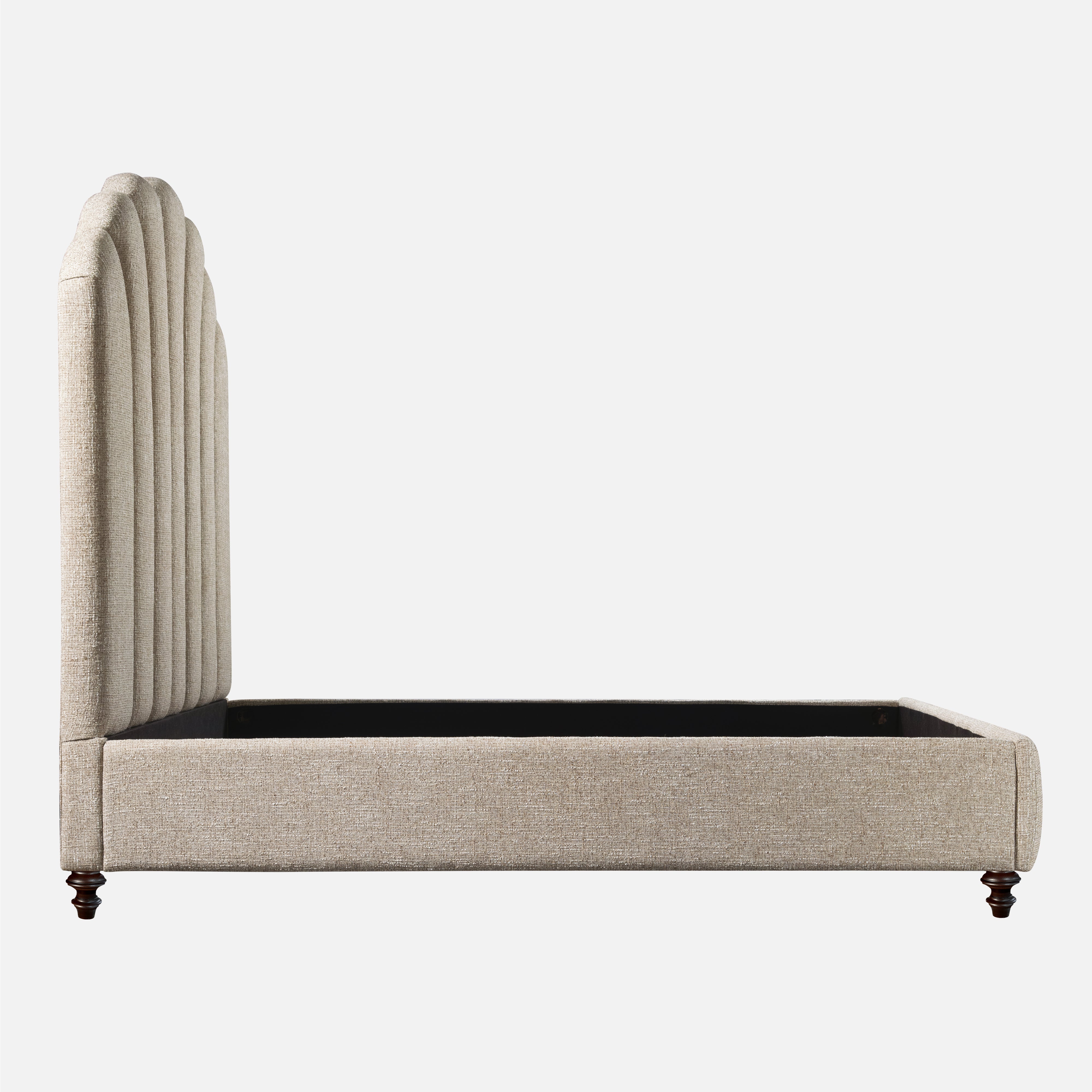 Camden Scalloped King Bed