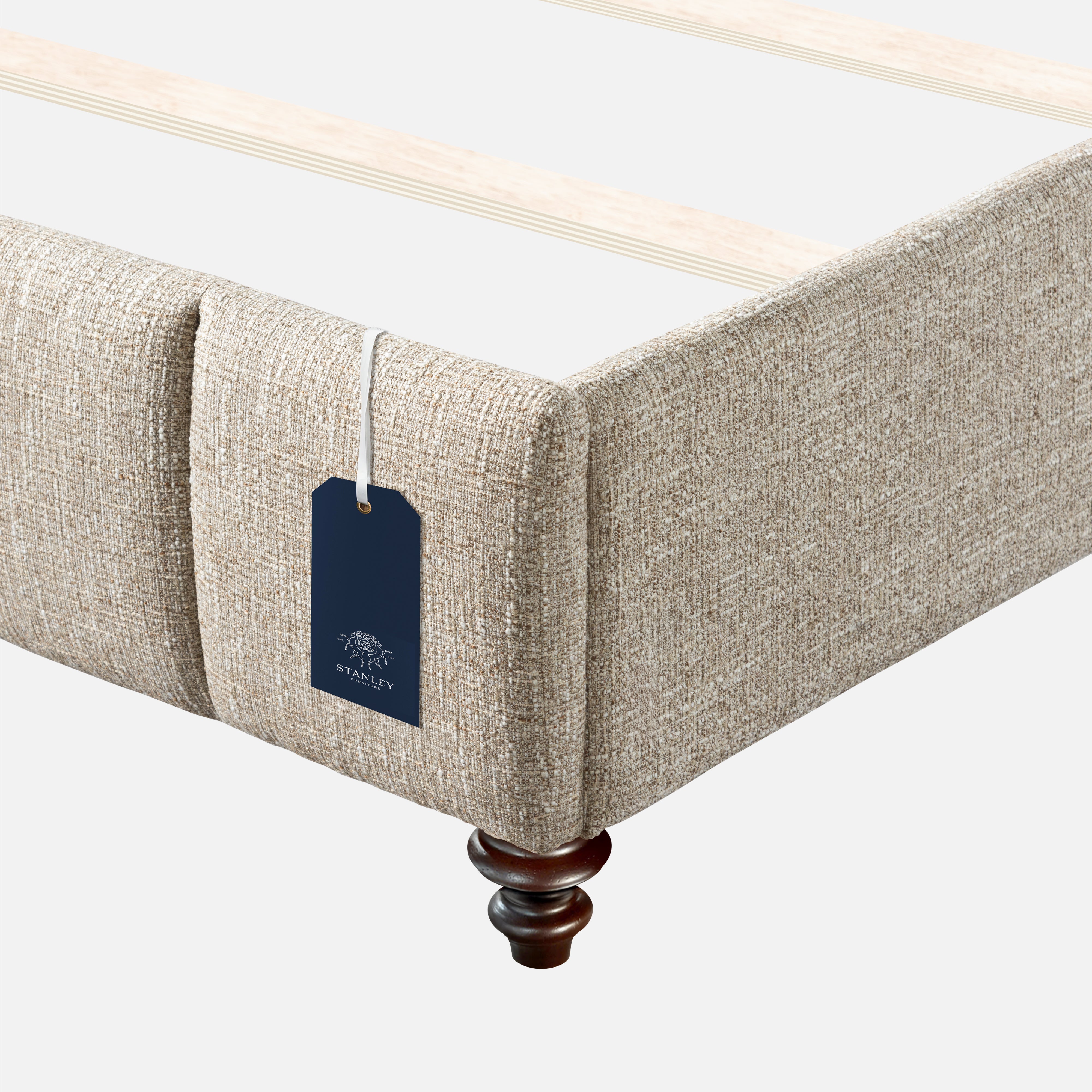 Camden Scalloped King Bed