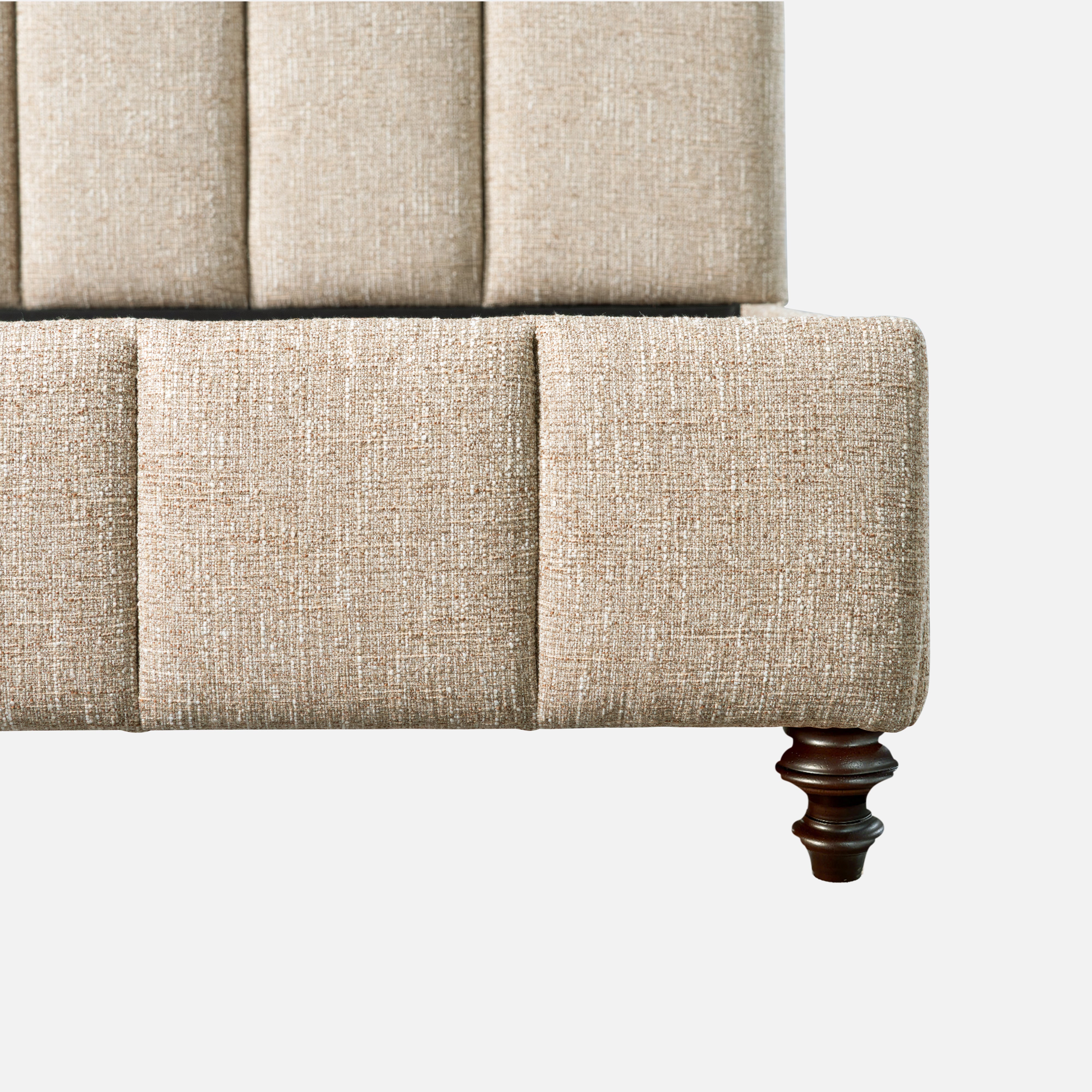 Camden Scalloped King Bed