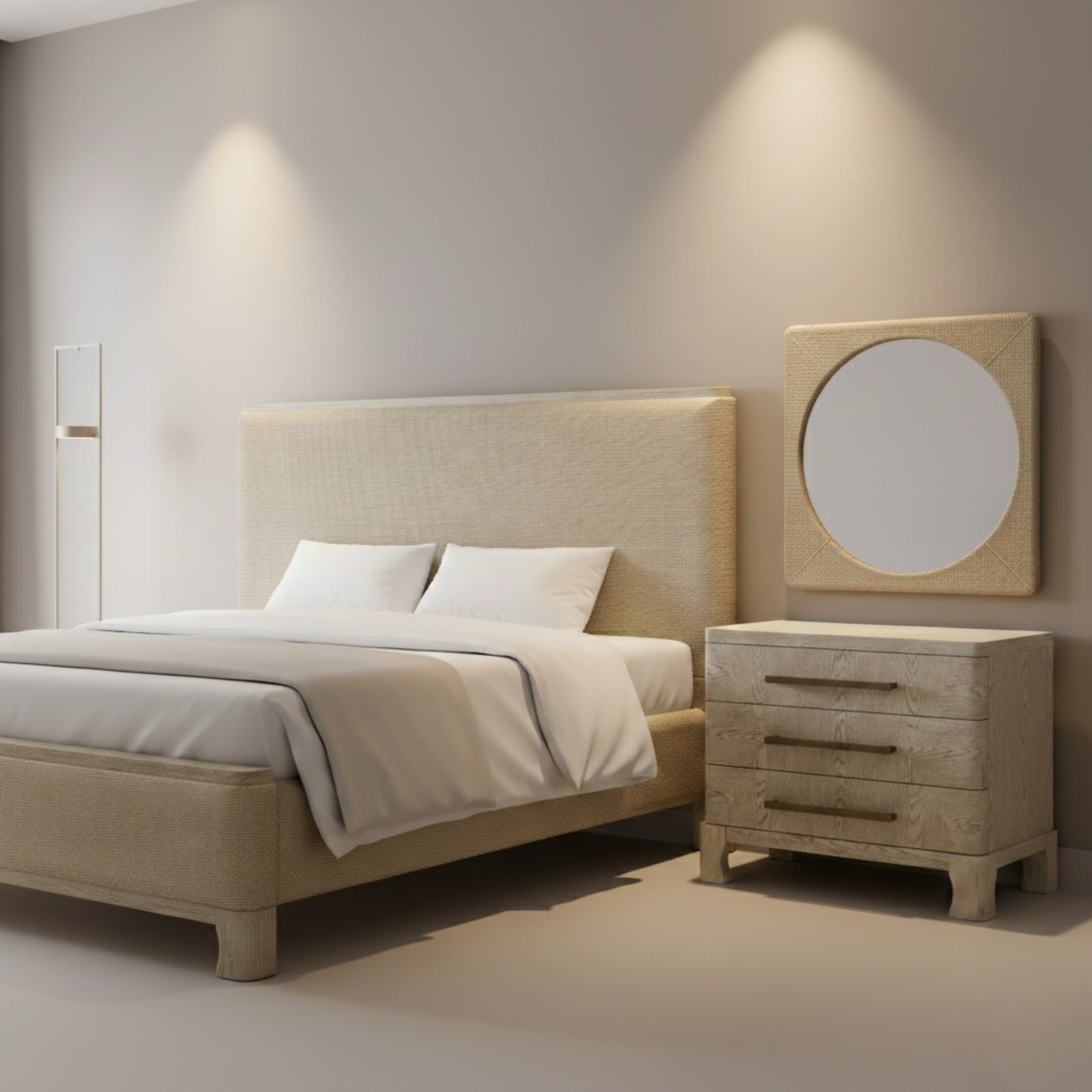 Arbor King Size Bed – Light