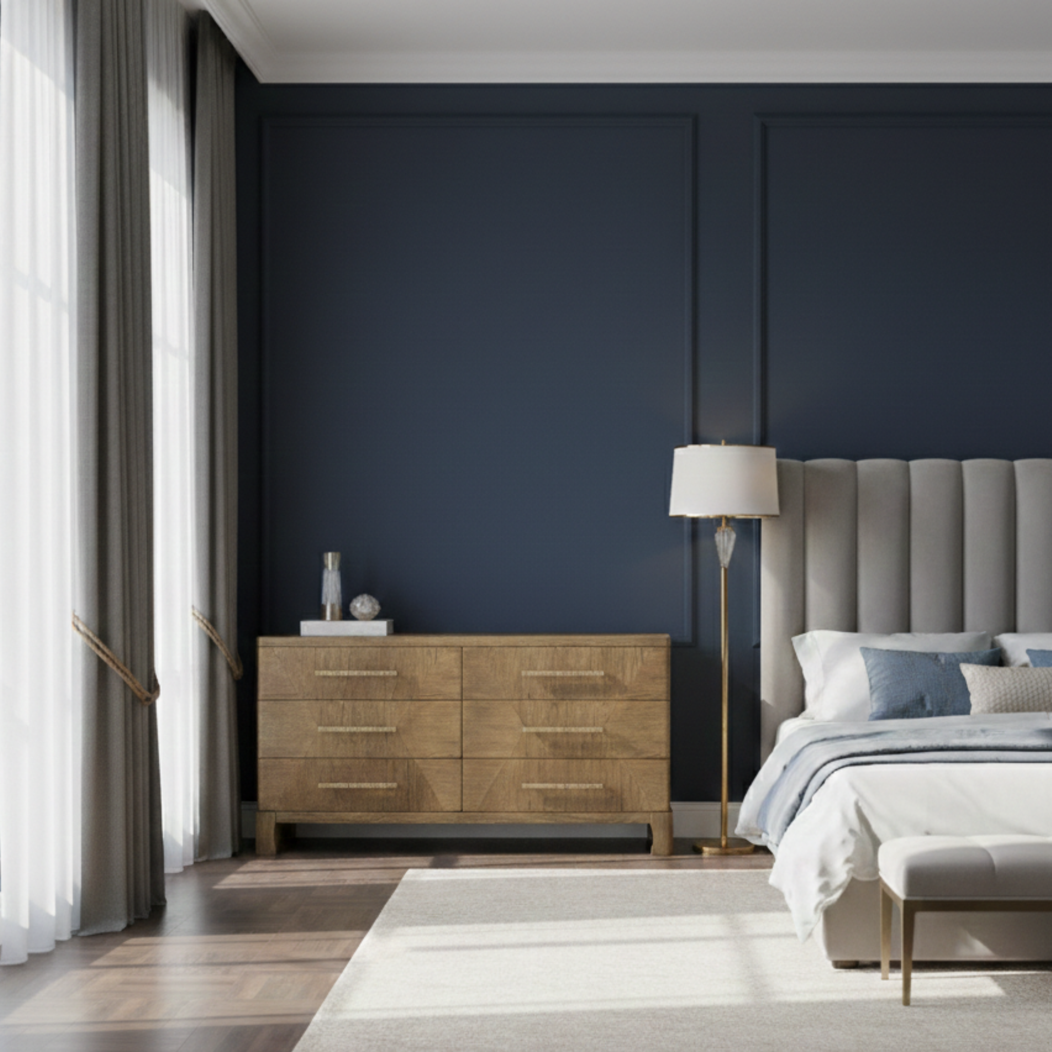 Marlow Oak Dresser - Dark