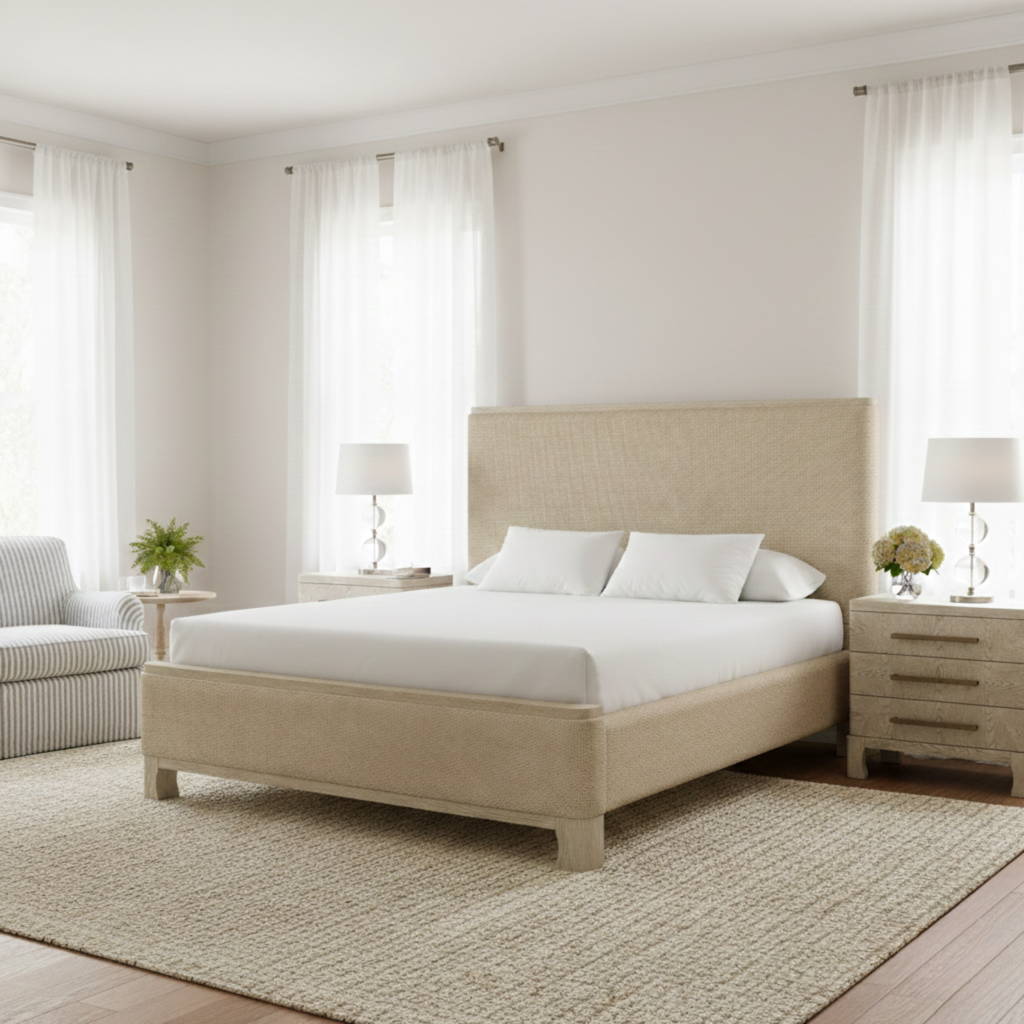 Arbor King Size Bed – Light