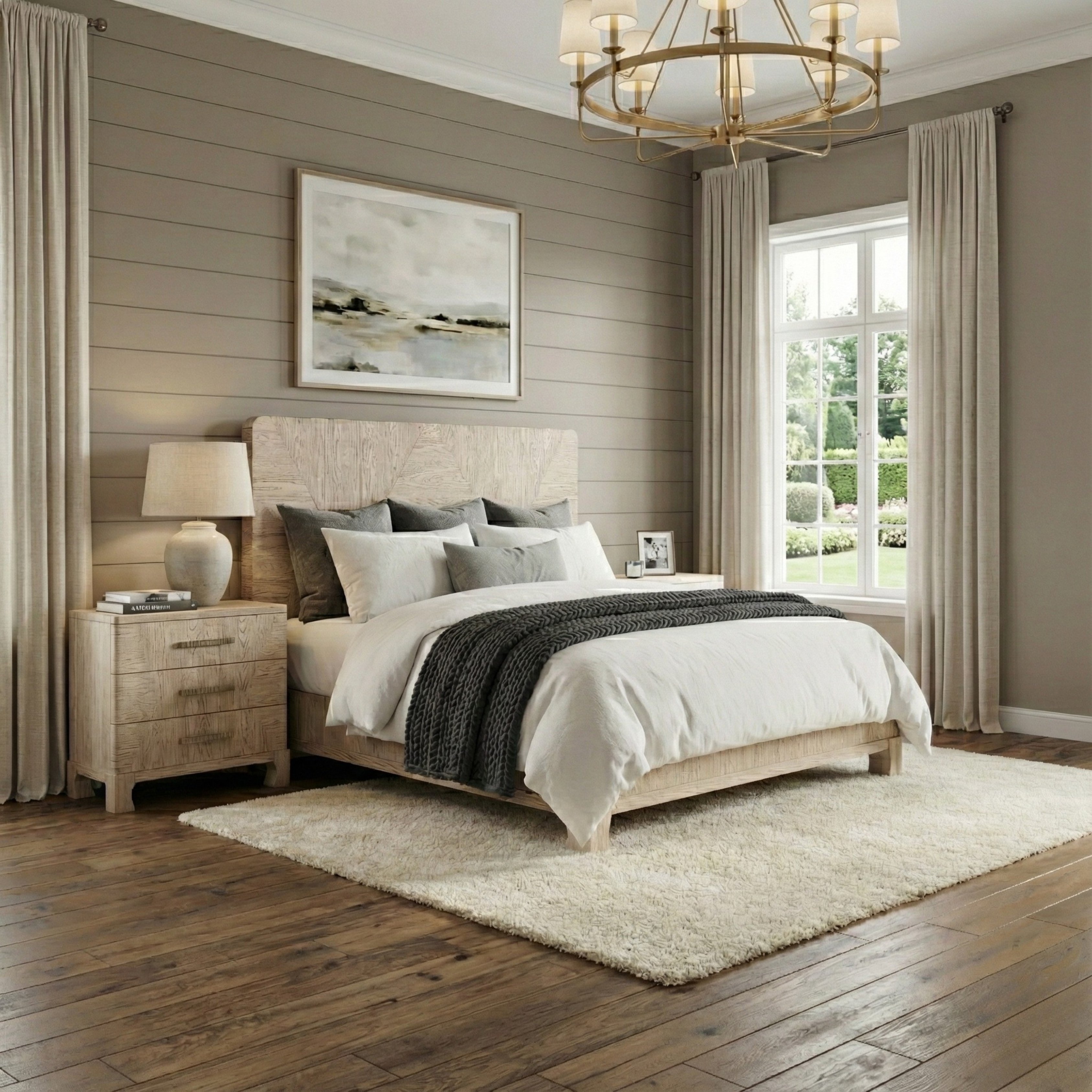 Arbor King Size Bed – Light