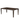Rectangular Dining Table in Flannel, angle view
