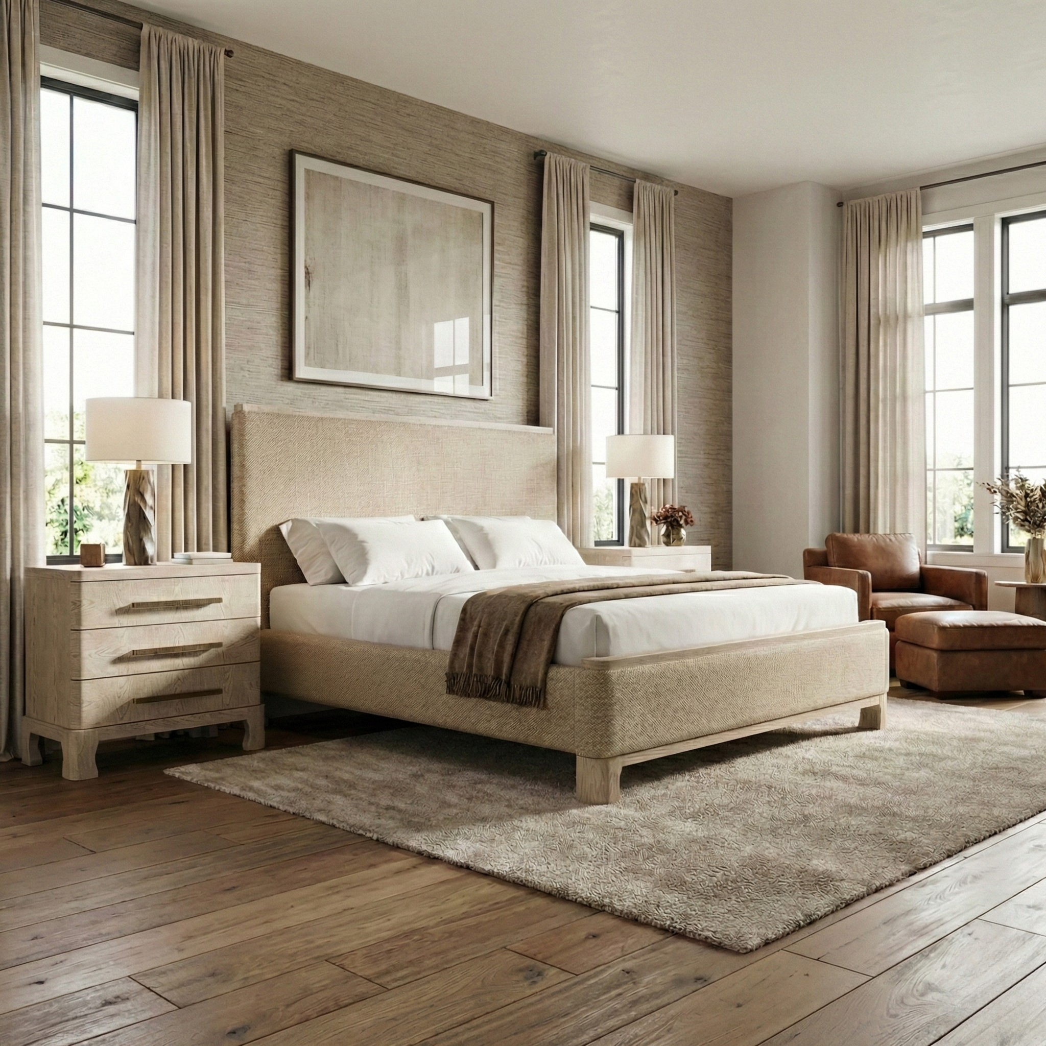 Marlow Oak Nightstand - Light