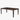 Stanley Horizon 76" Rectangular Extendable Dining Table in Flannel – Modern Wood Table with Leaf Extension, Seats 6–10, Tapered Legs, for Kitchen or Dining Room, 98" Max Width
