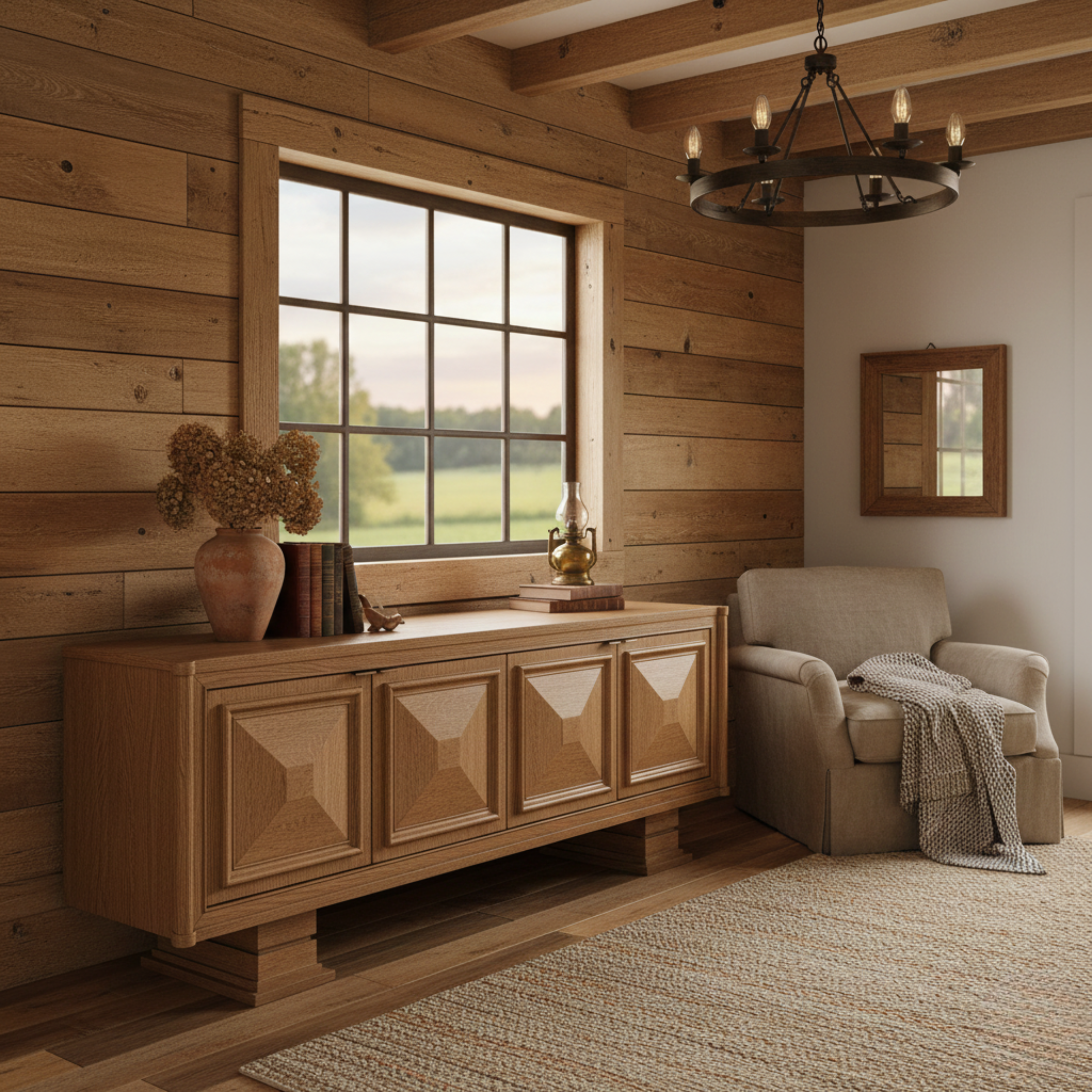 Arlo Solid Wood Media Console