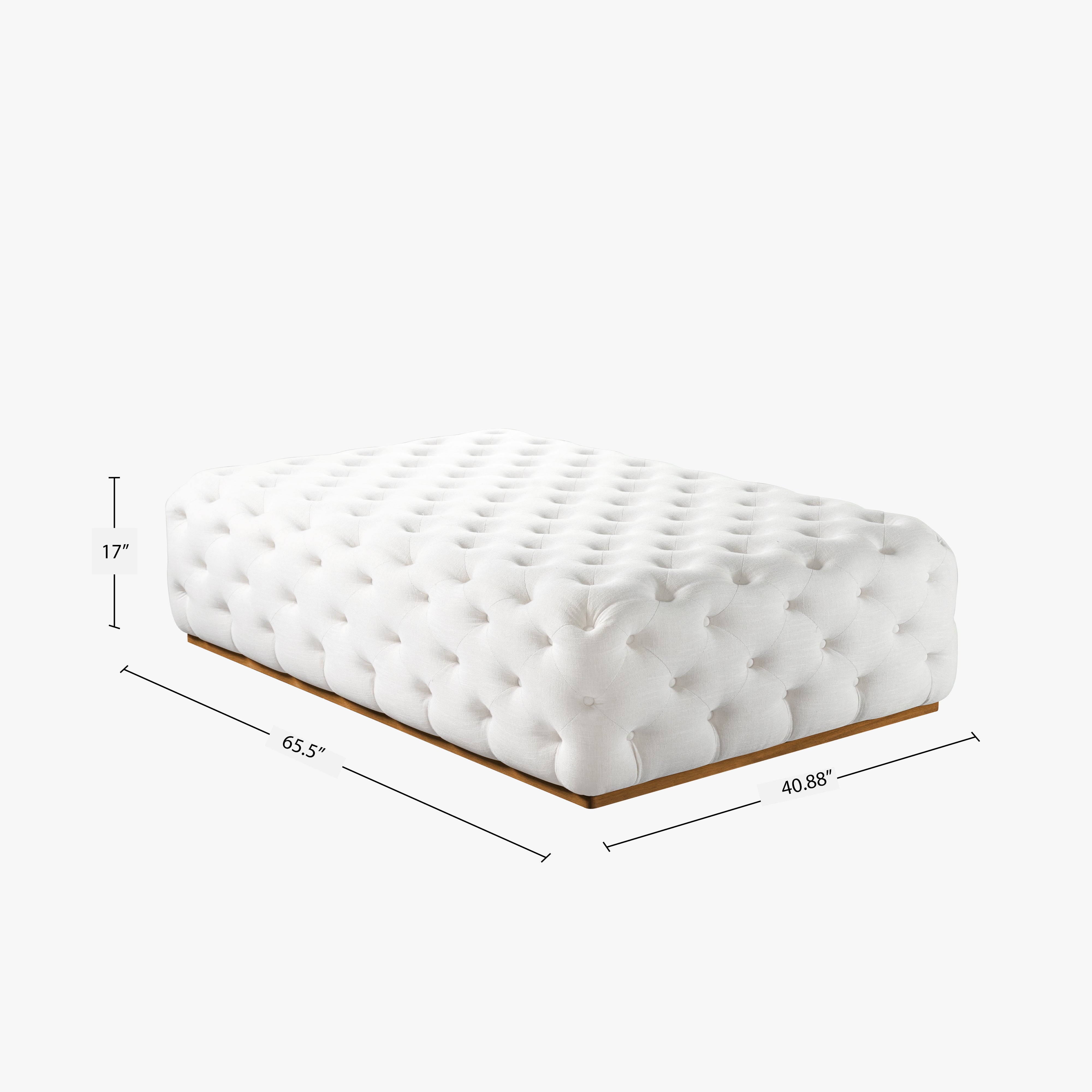 Tufted Ottoman Coffee Table