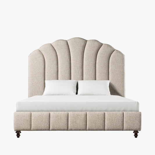 Camden Scalloped King Bed