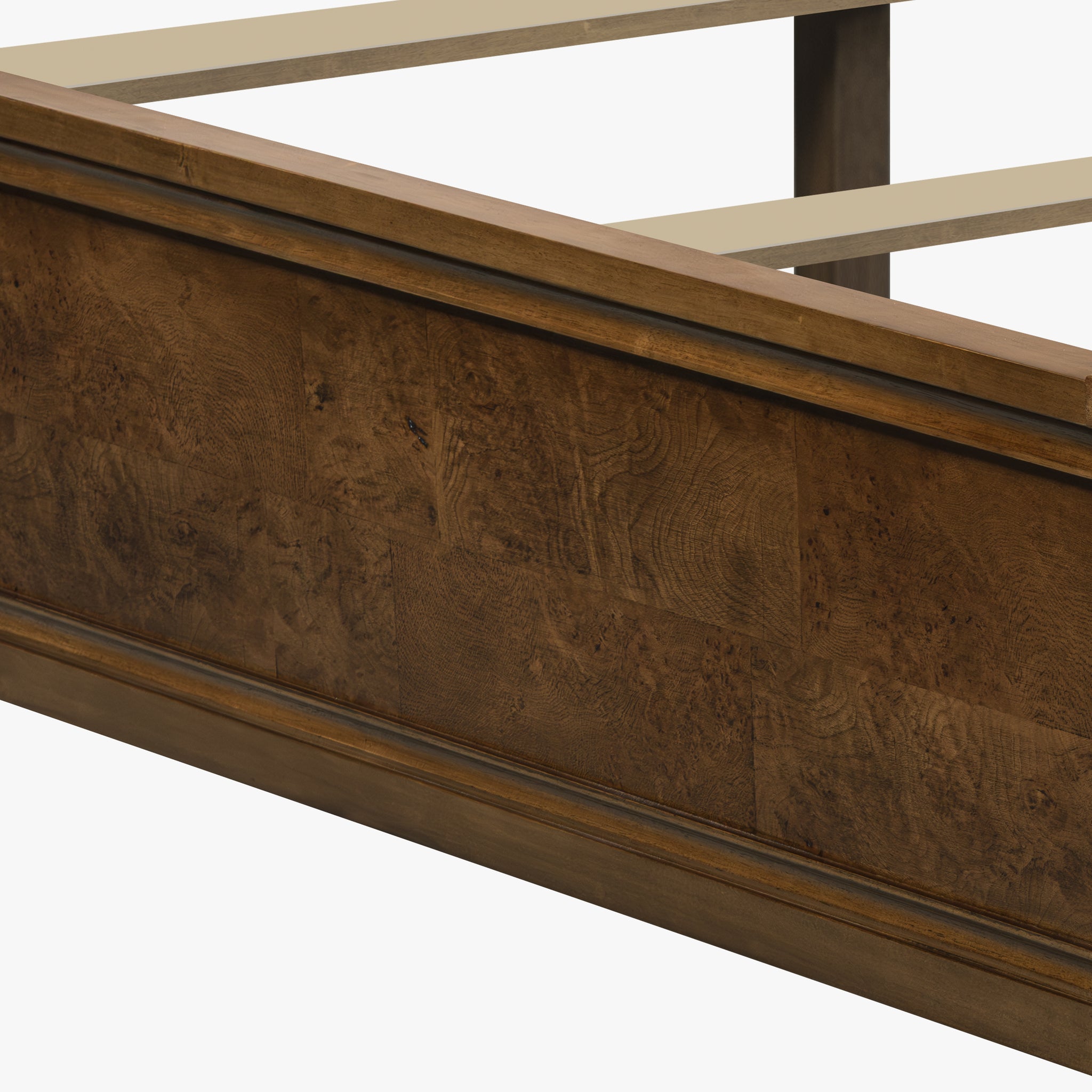 Burl King Bed - Light